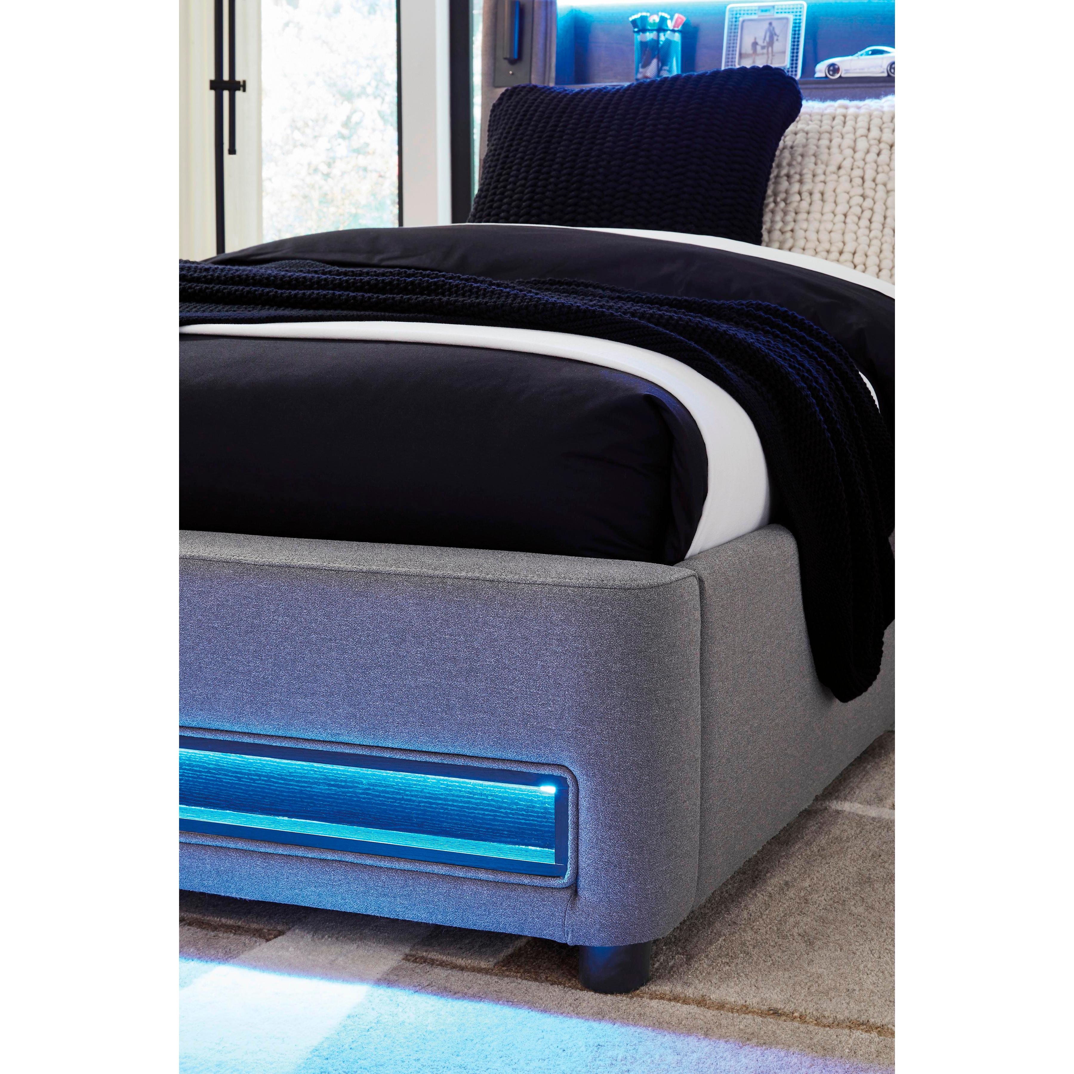  Size_Twin --  Signature Design by Ashley Verishaw Upholstered Panel Bed IMAGE 17