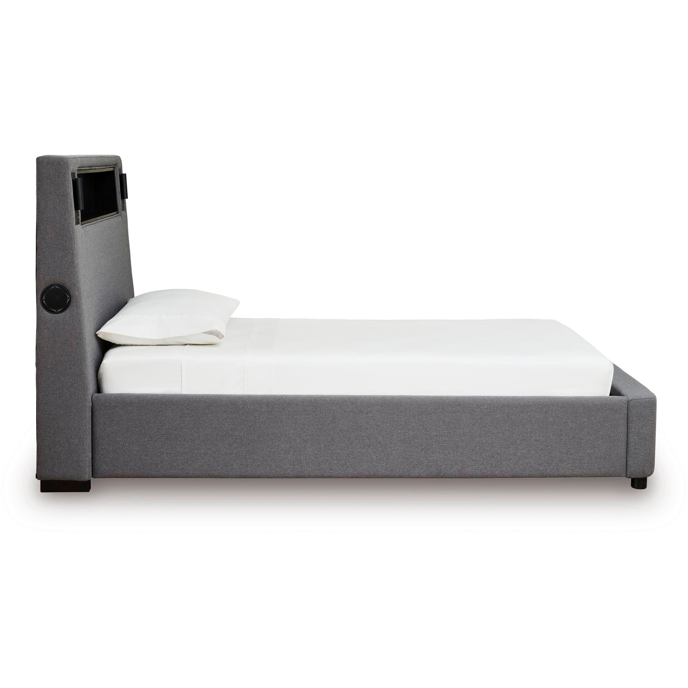  Size_Twin --  Signature Design by Ashley Verishaw Upholstered Panel Bed IMAGE 3