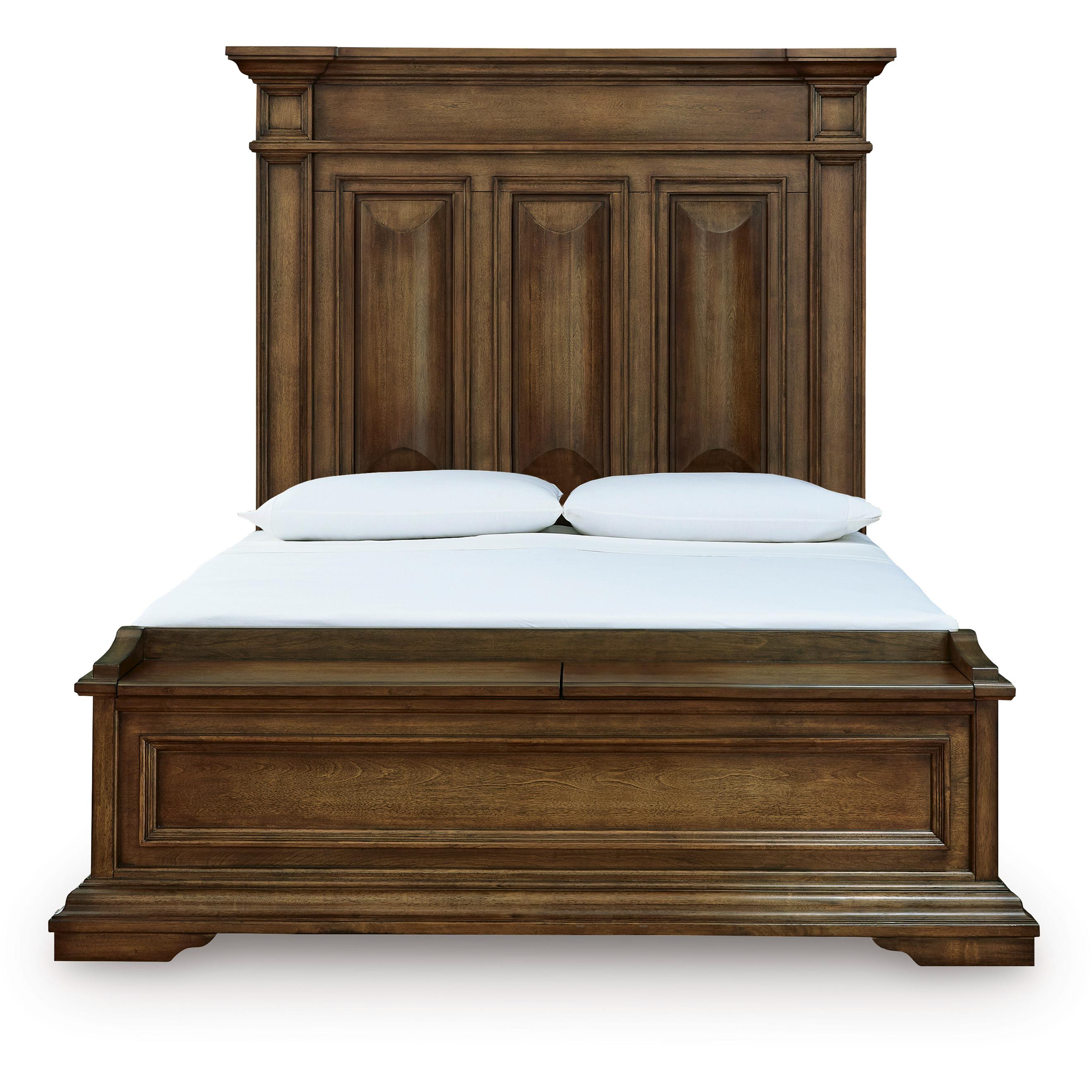  Size_Queen --  Signature Design by Ashley Frantanna Panel Bed with Storage IMAGE 2