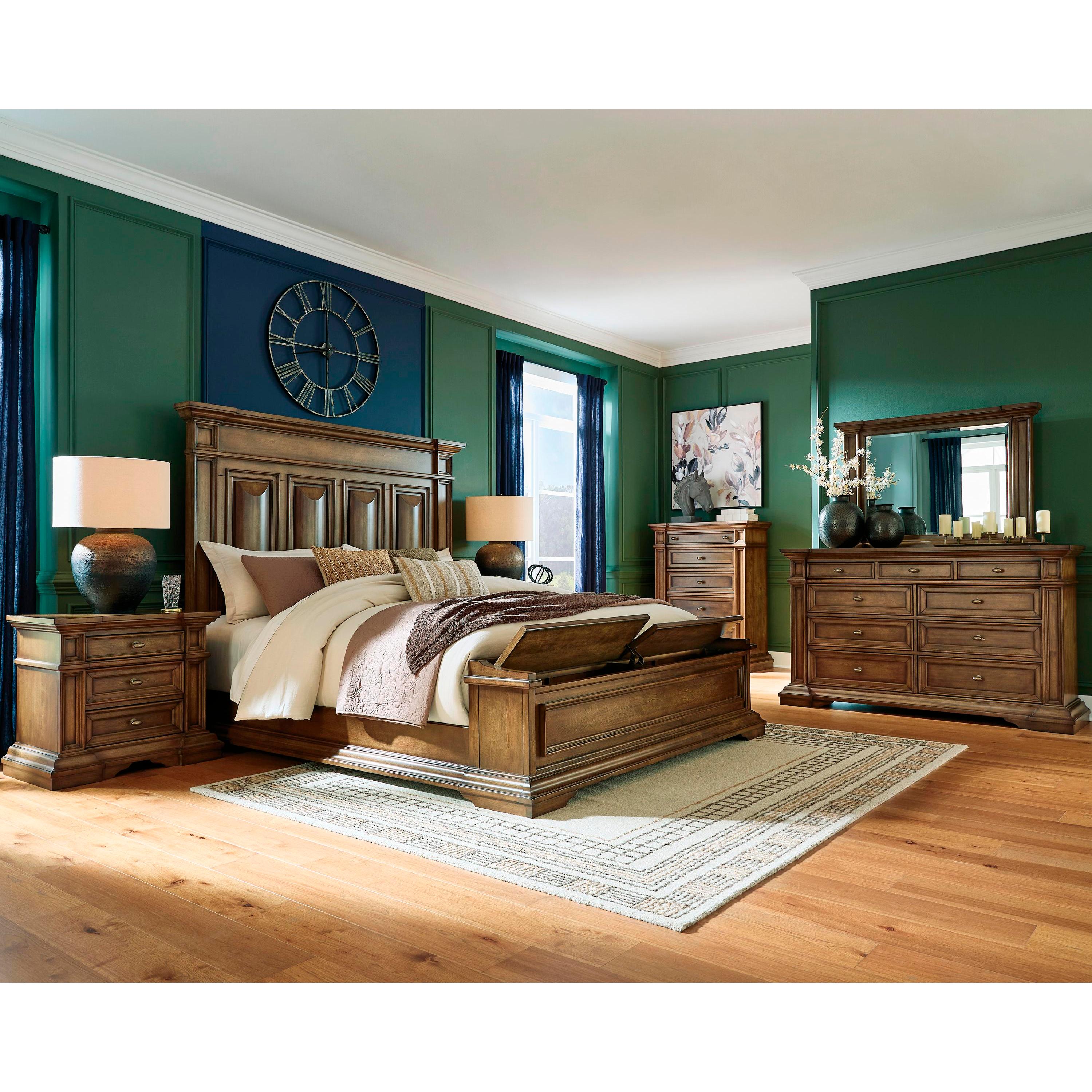  Size_King --  Frantanna PCB949B8 King Panel Storage Bed IMAGE 11