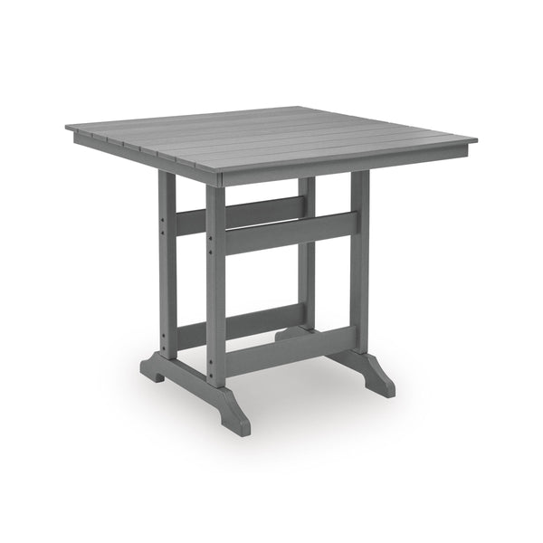 Signature Design by Ashley Sanctuary Beach PCP227-632 Square Counter Table with Umbrella Option