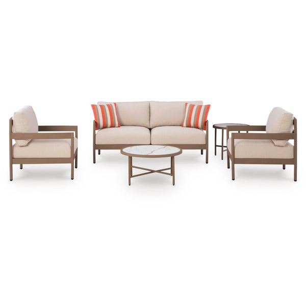 Signature Design by Ashley Bluff Trail PCP383-080 Love/Chairs/Tables Set