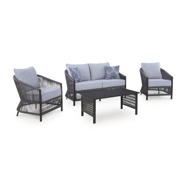 Signature Design by Ashley Bridges Beach PCP391-080 Love/Chairs/Table Set