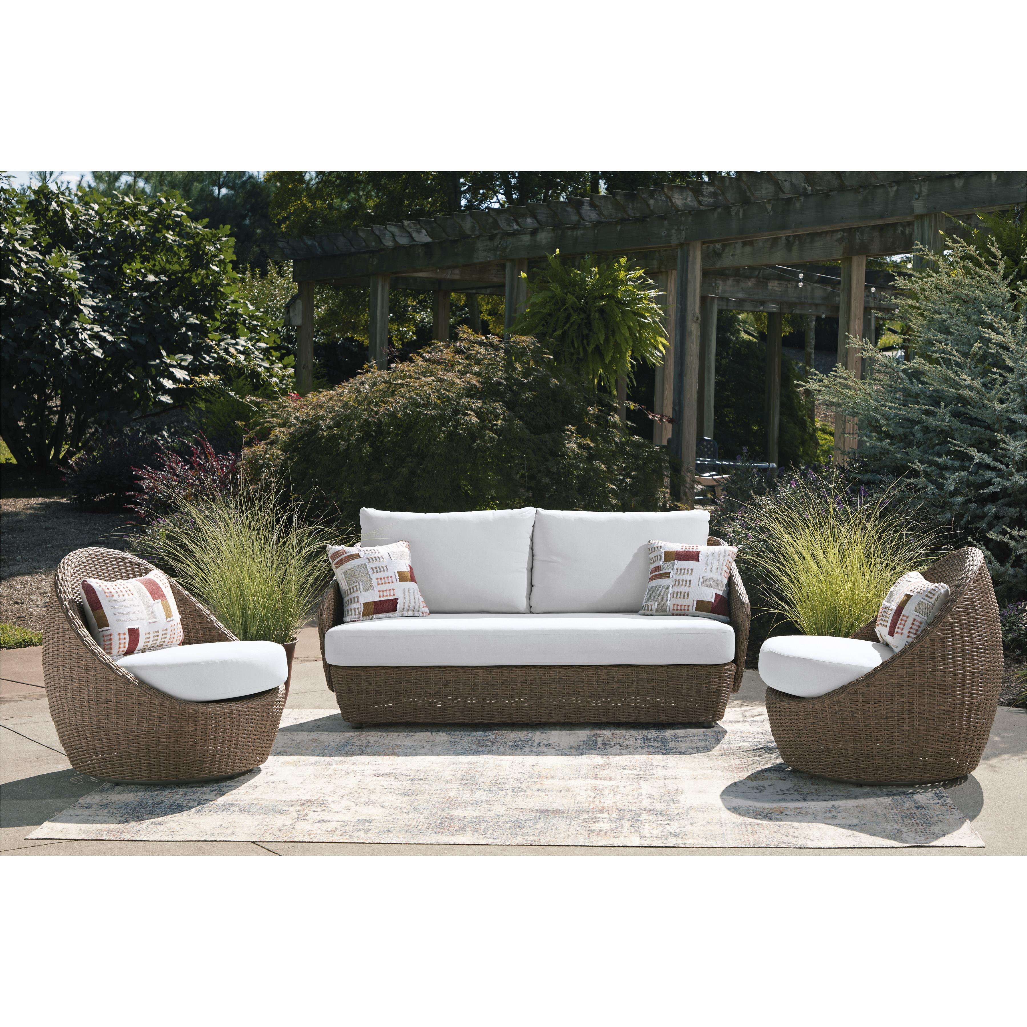 Signature Design by Ashley Double Point PCP503-070 Love/Swivel Chairs Set IMAGE 4