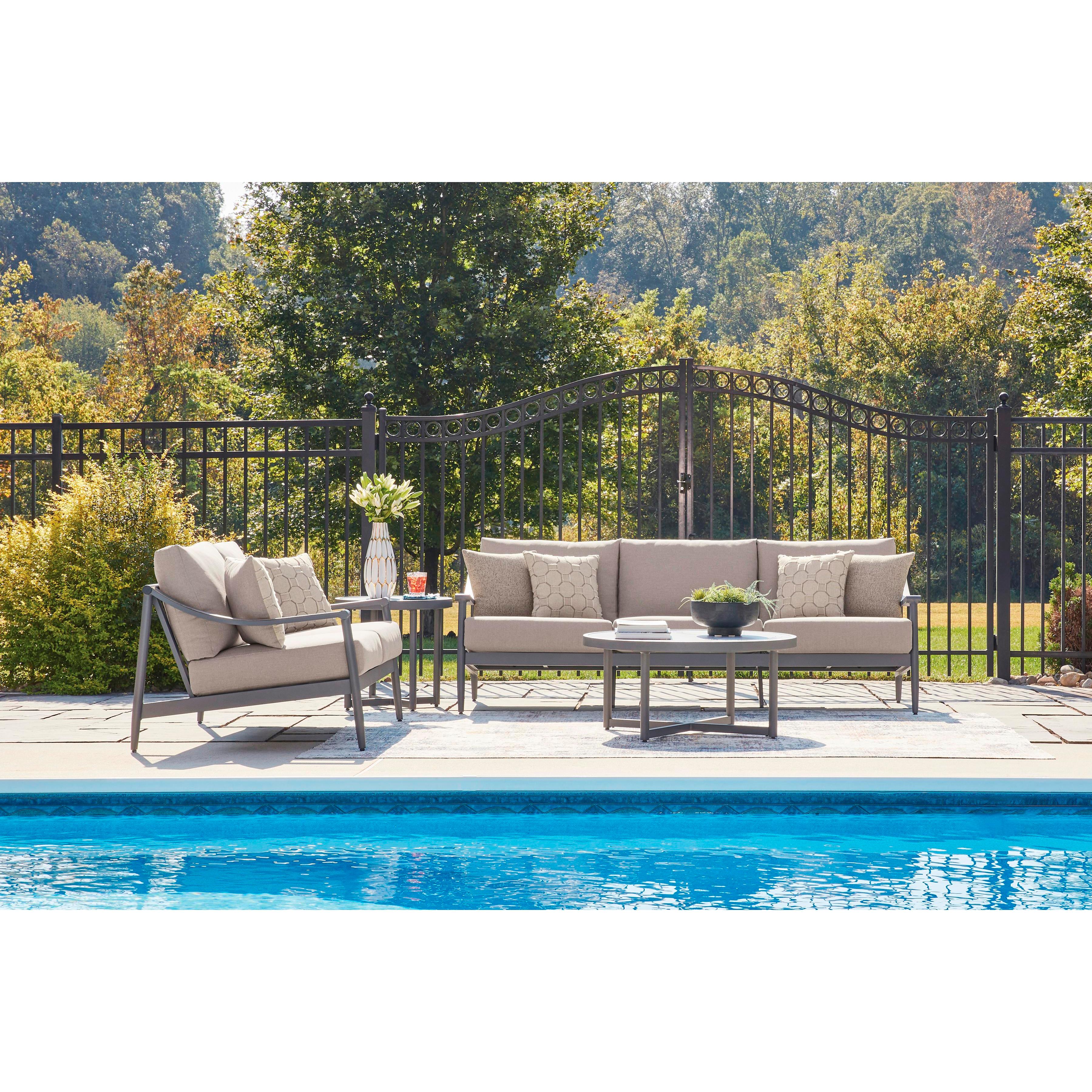  Signature Design by Ashley Ocean Beach PCP510-706 Round End Table IMAGE 6