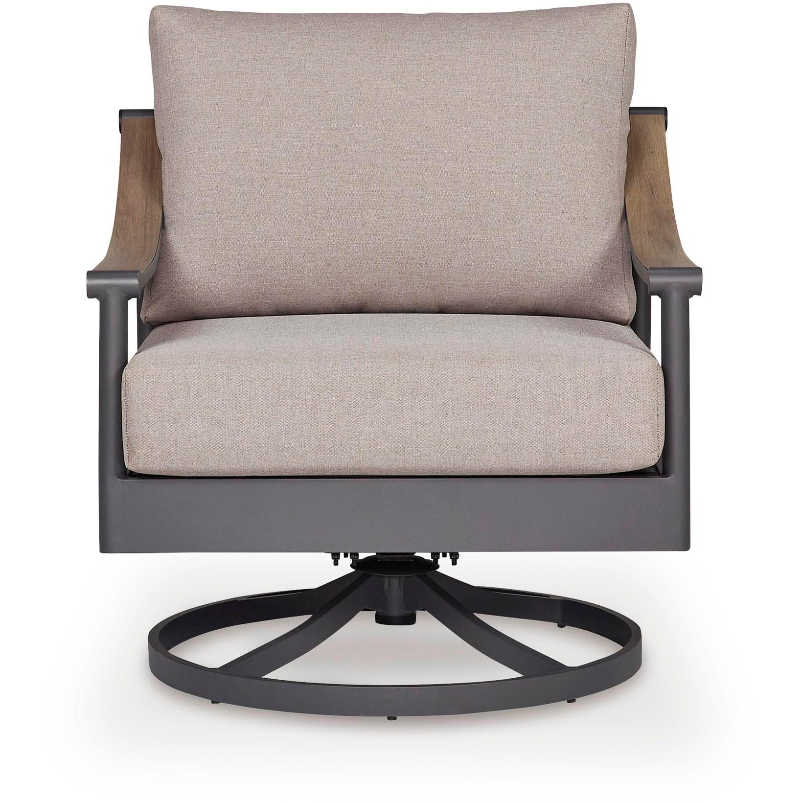  Signature Design by Ashley Ocean Beach PCP510-821 Swivel Lounge with  Cushion IMAGE 2
