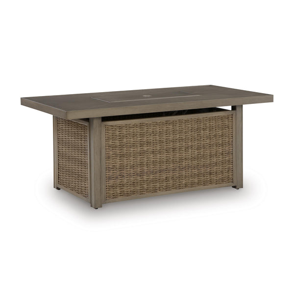 Signature Design by Ashley Laguna Heights PCP790-773 Rectangular Fire Pit Table