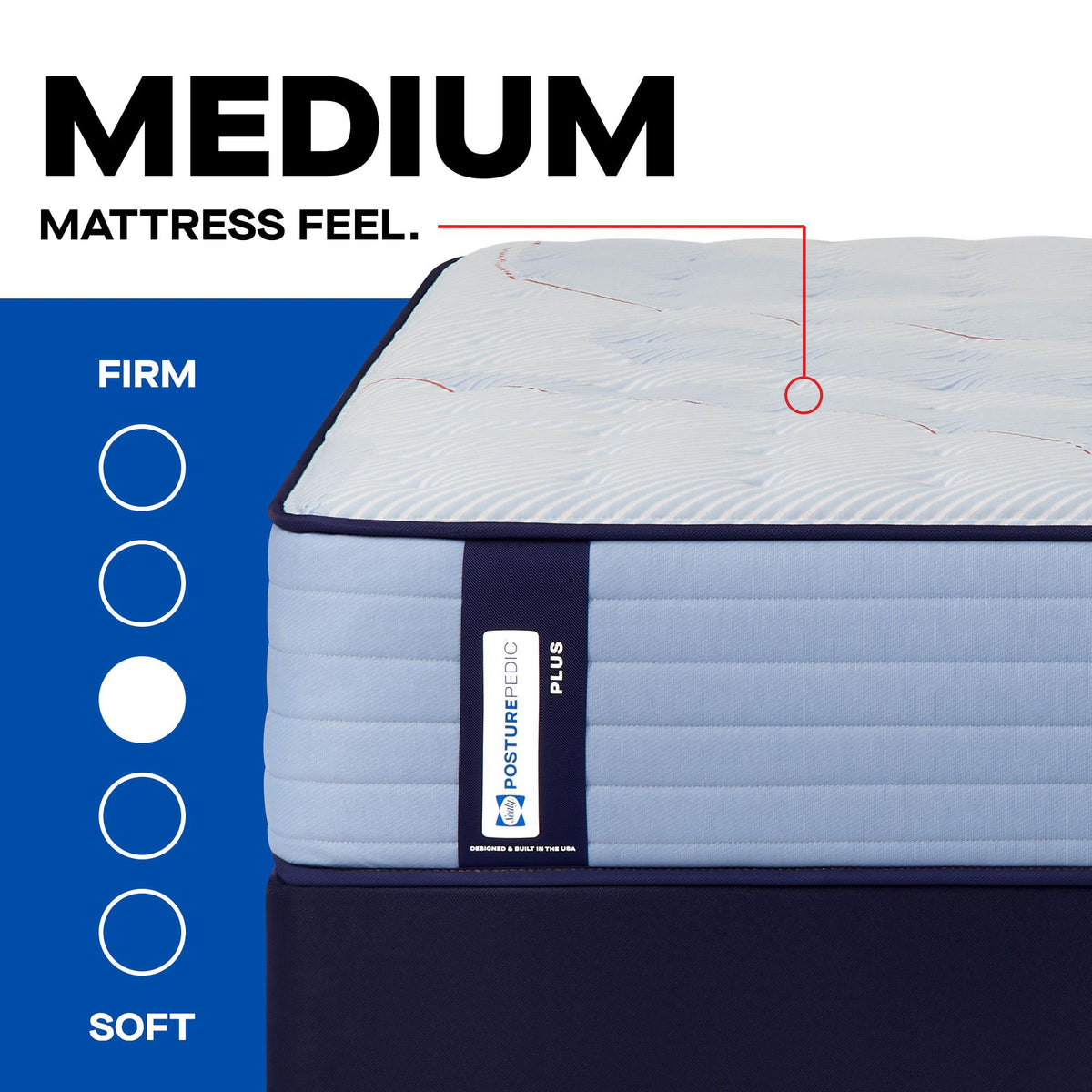  Size_Split California King -- Paterson II Tight Top Medium Mattress (Split California King) IMAGE 2