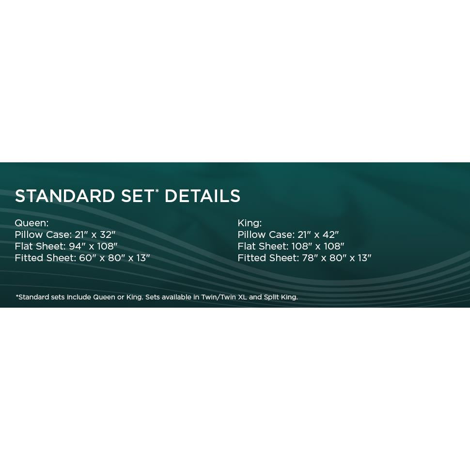  Tempur-Pedic TEMPUR-Adapt Luxe Egyptian Cotton Sheets - Graphite (Split King) IMAGE 6