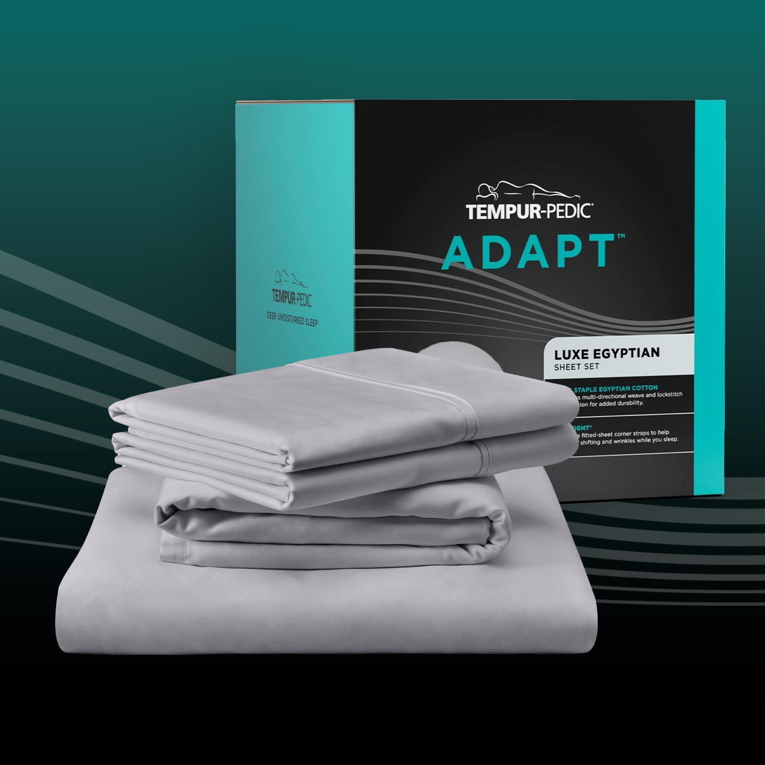  Tempur-Pedic TEMPUR-Adapt Luxe Egyptian Cotton Sheets - Graphite (Full) IMAGE 18