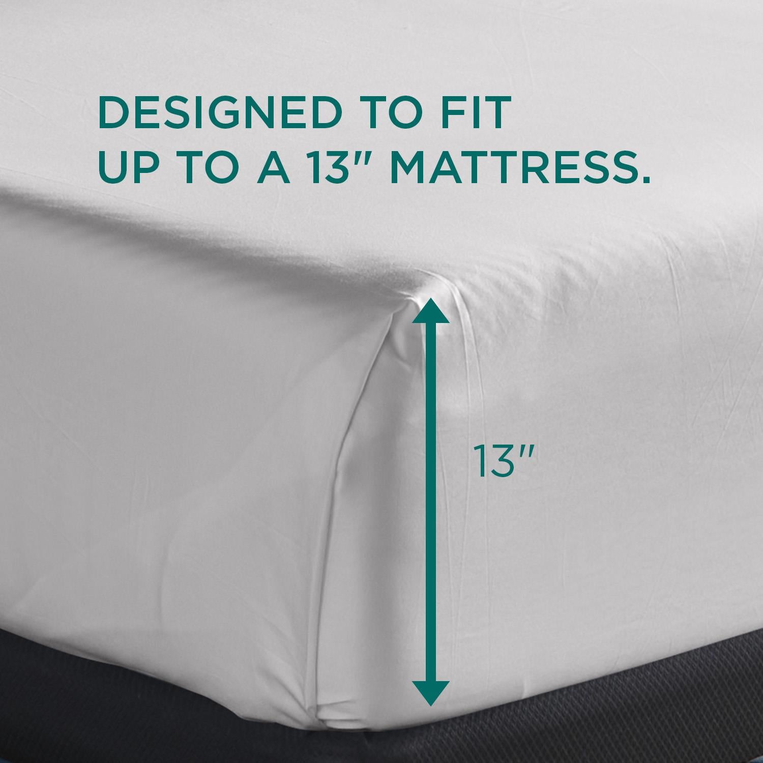  Tempur-Pedic TEMPUR-Adapt Luxe Egyptian Cotton Sheets - White (Twin XL) IMAGE 3