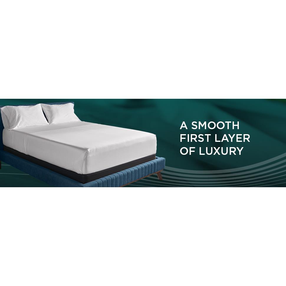 Tempur-Pedic TEMPUR-Adapt Luxe Egyptian Cotton Sheets - White (Twin) IMAGE 16