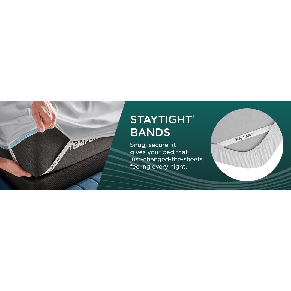  Tempur-Pedic TEMPUR-Adapt Luxe Egyptian Cotton Sheets - White (Twin) IMAGE 17