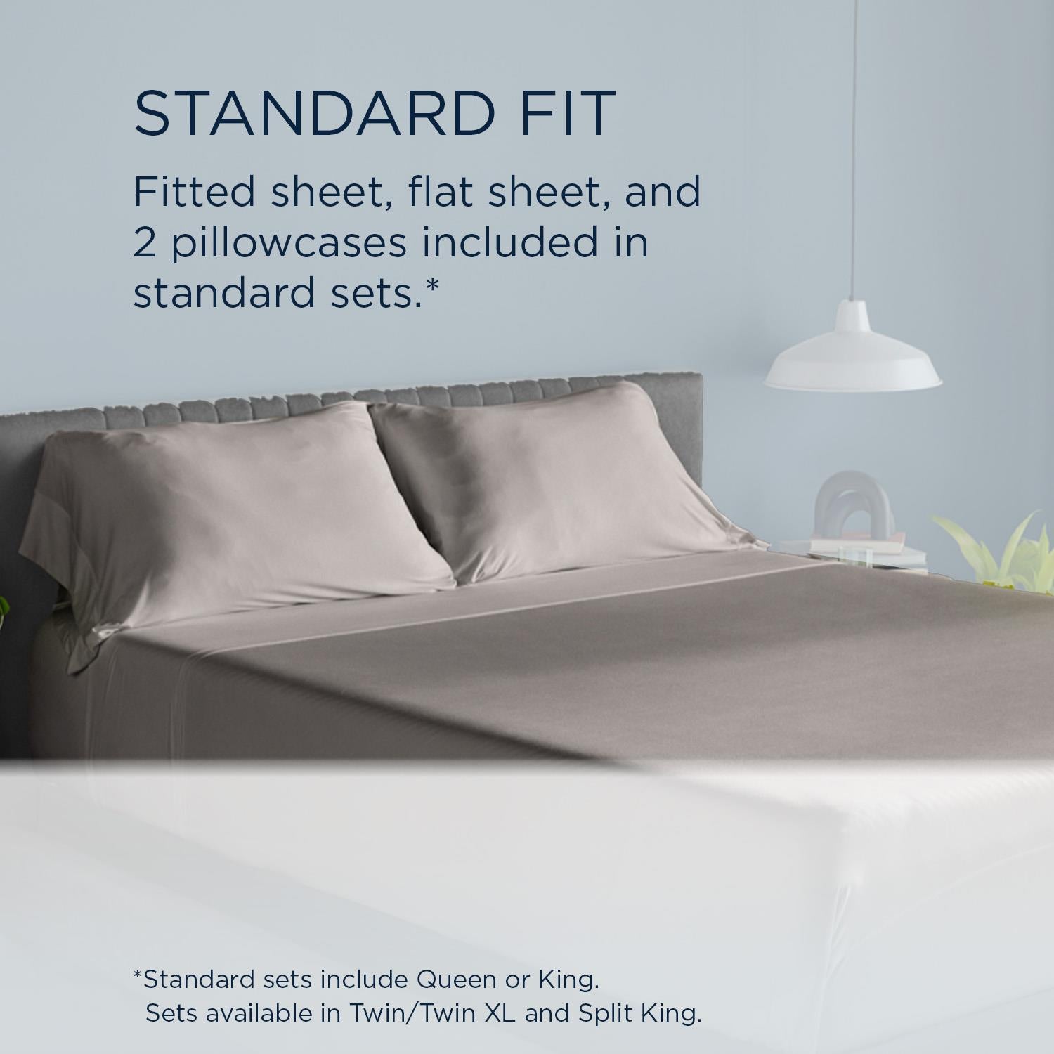  Tempur-Pedic TEMPUR breeze cooling Sheet Set Graphite (Split California King) IMAGE 11