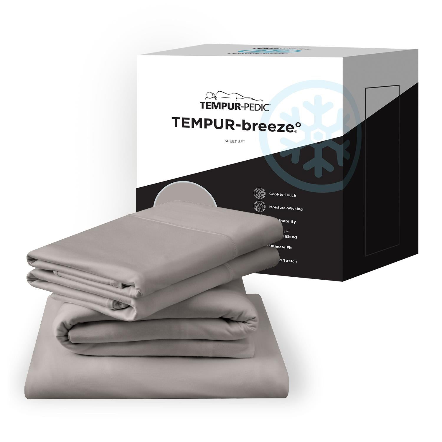  Tempur-Pedic TEMPUR breeze cooling Sheet Set Graphite (Twin) IMAGE 10