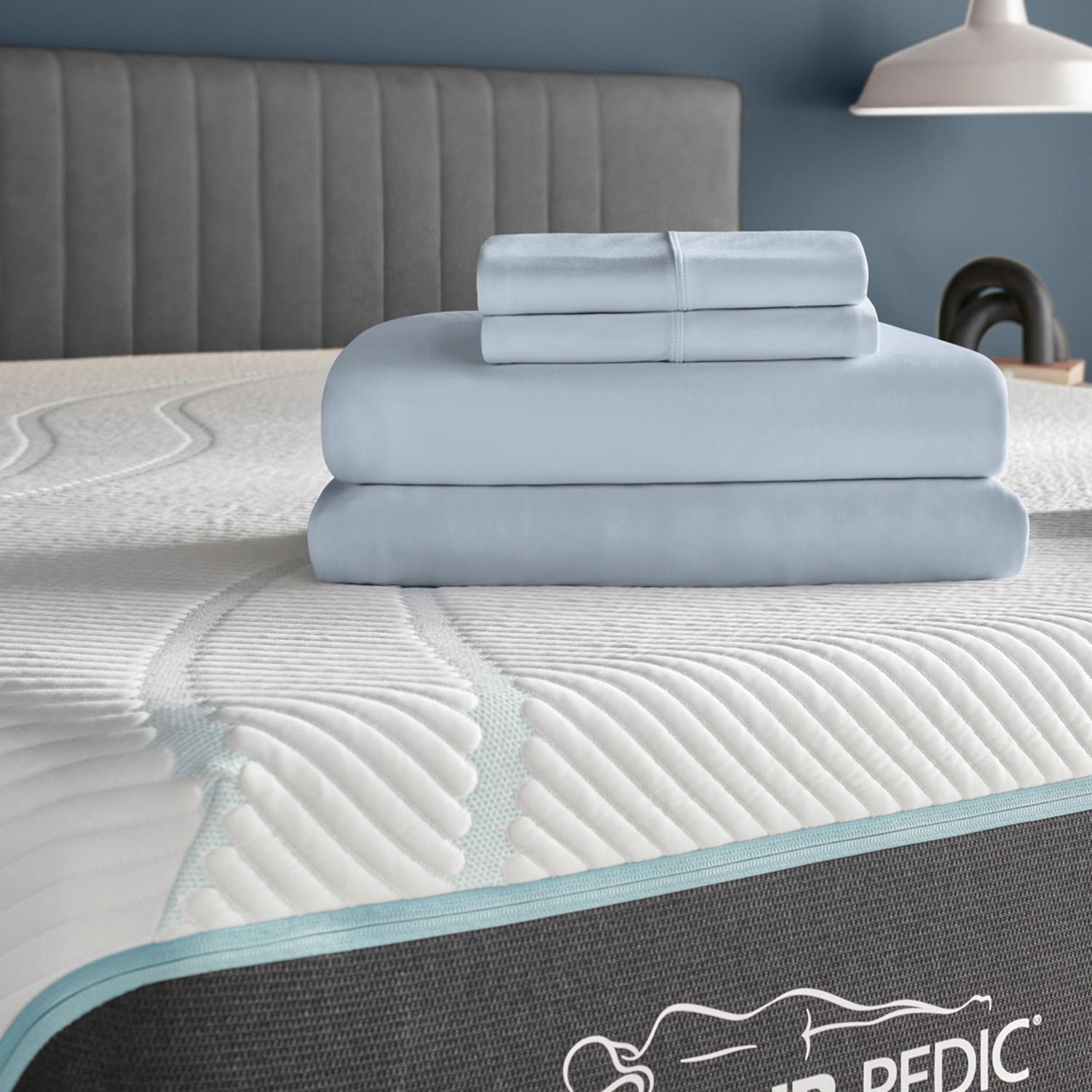  Tempur-Pedic TEMPUR breeze cooling Sheet Set Sleepy Blue (King) IMAGE 1
