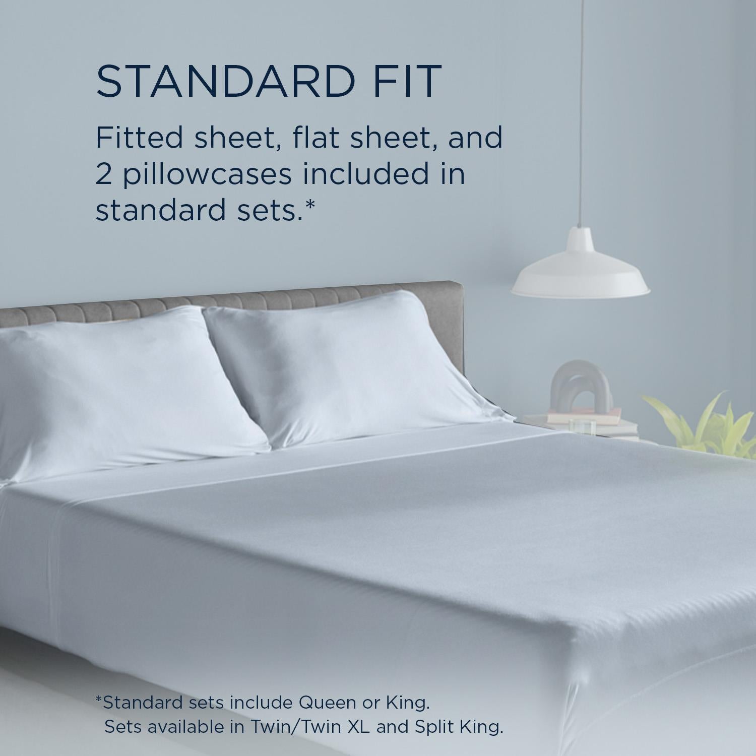  Tempur-Pedic TEMPUR breeze cooling Sheet Set Sleepy Blue (King) IMAGE 10