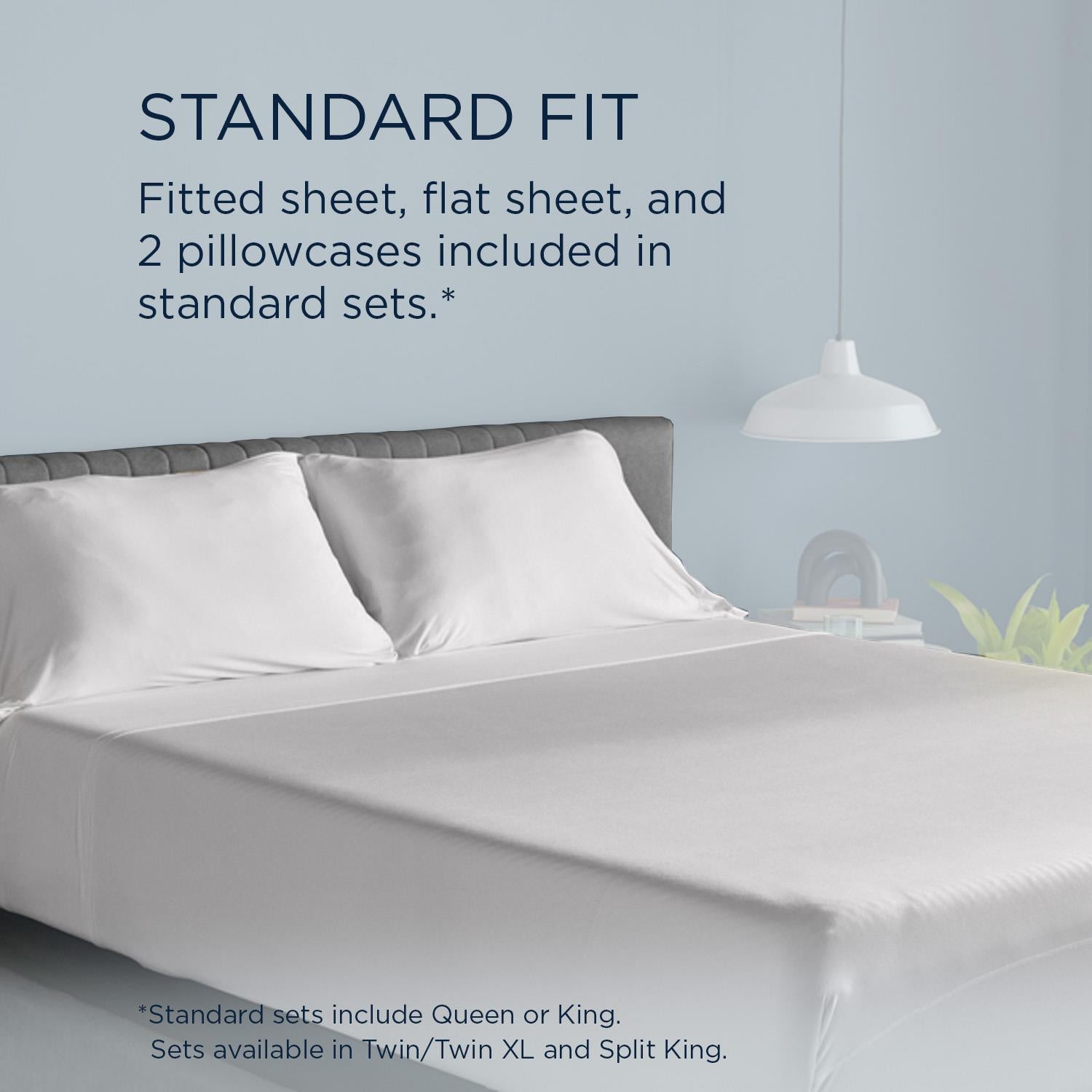  Tempur-Pedic TEMPUR breeze cooling Sheet Set White (Split California King) IMAGE 10
