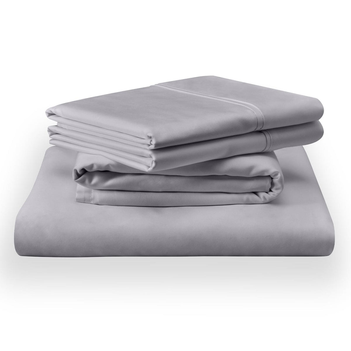 Tempur-Pedic TEMPUR Classic Cotton Sheet Set Cool Gray (Full) IMAGE 2