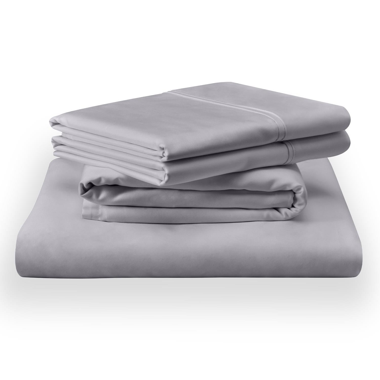  Tempur-Pedic TEMPUR Classic Cotton Sheet Set Cool Gray (Full) IMAGE 2