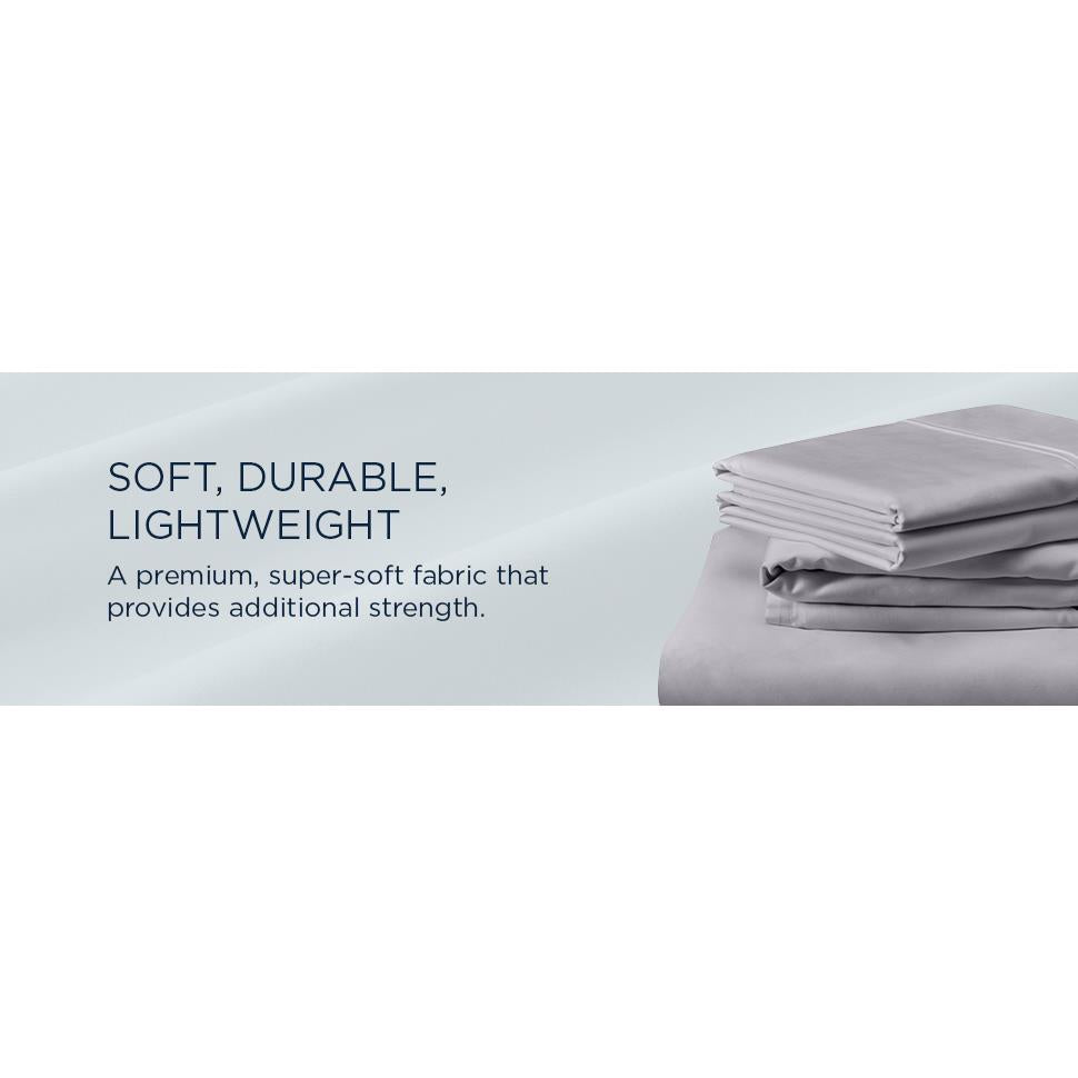  Tempur-Pedic TEMPUR Classic Cotton Sheet Set Cool Gray (Queen) IMAGE 16