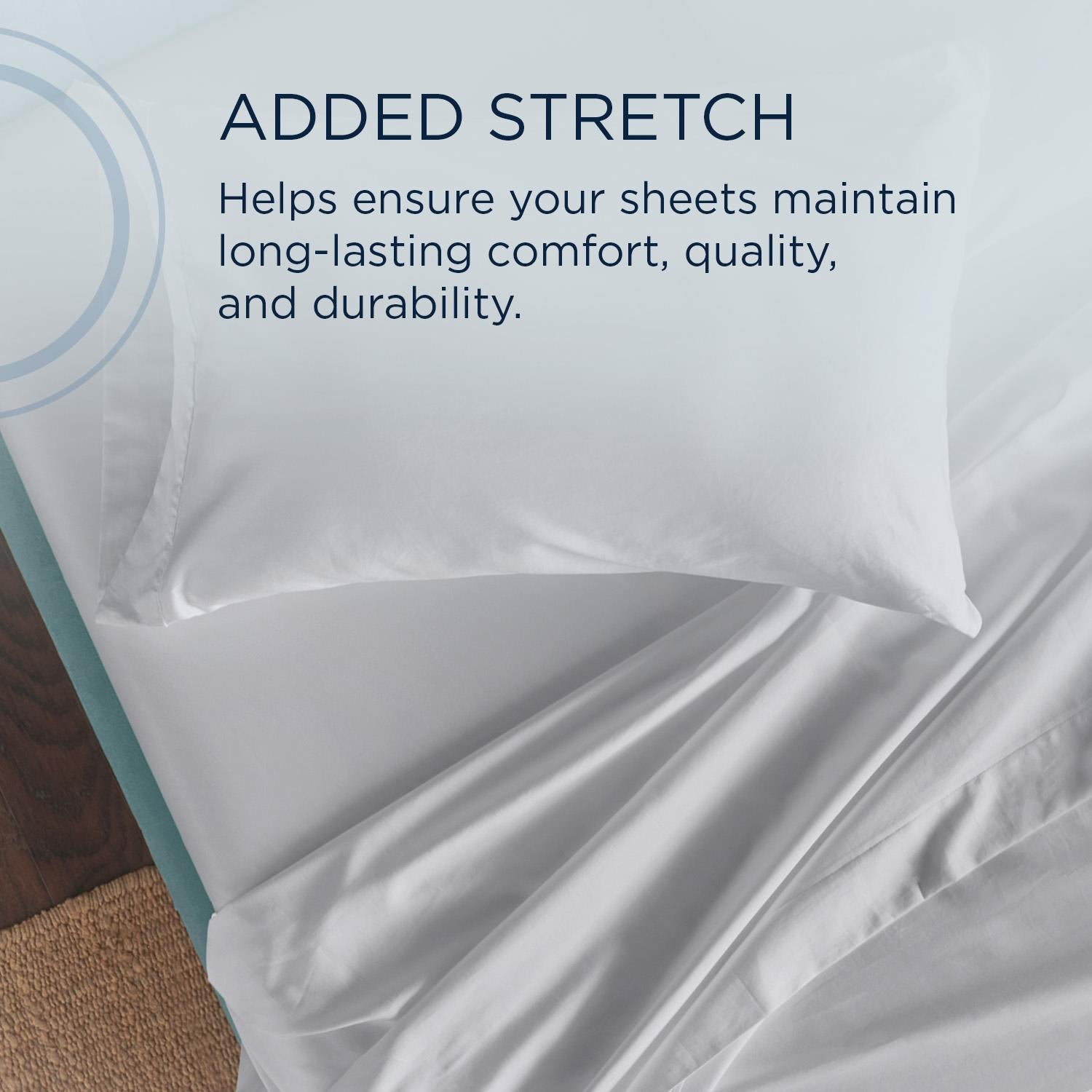  Tempur-Pedic TEMPUR Classic Cotton Sheet Set Cool Gray (Queen) IMAGE 7