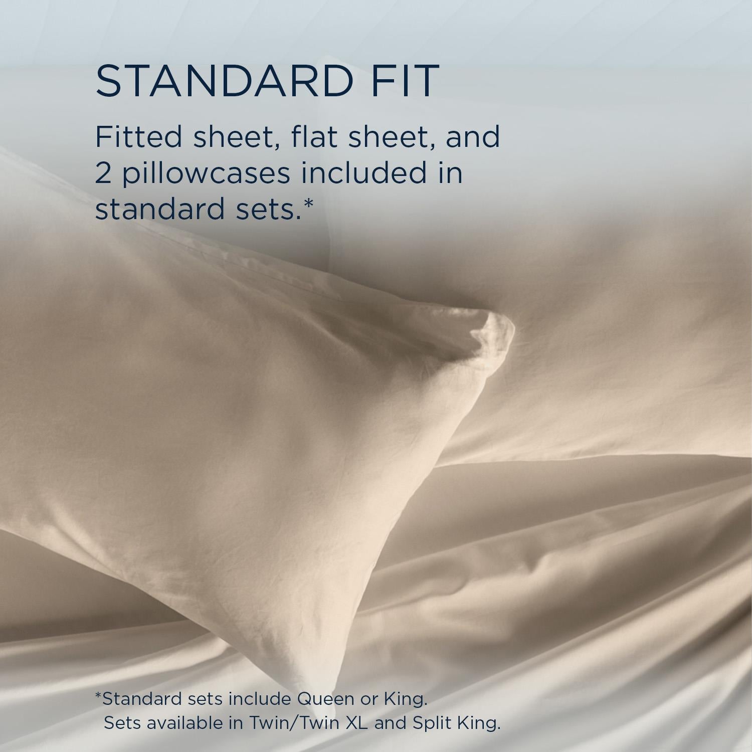  Tempur-Pedic TEMPUR Classic Cotton Sheet Set Sandstone (Queen) IMAGE 11