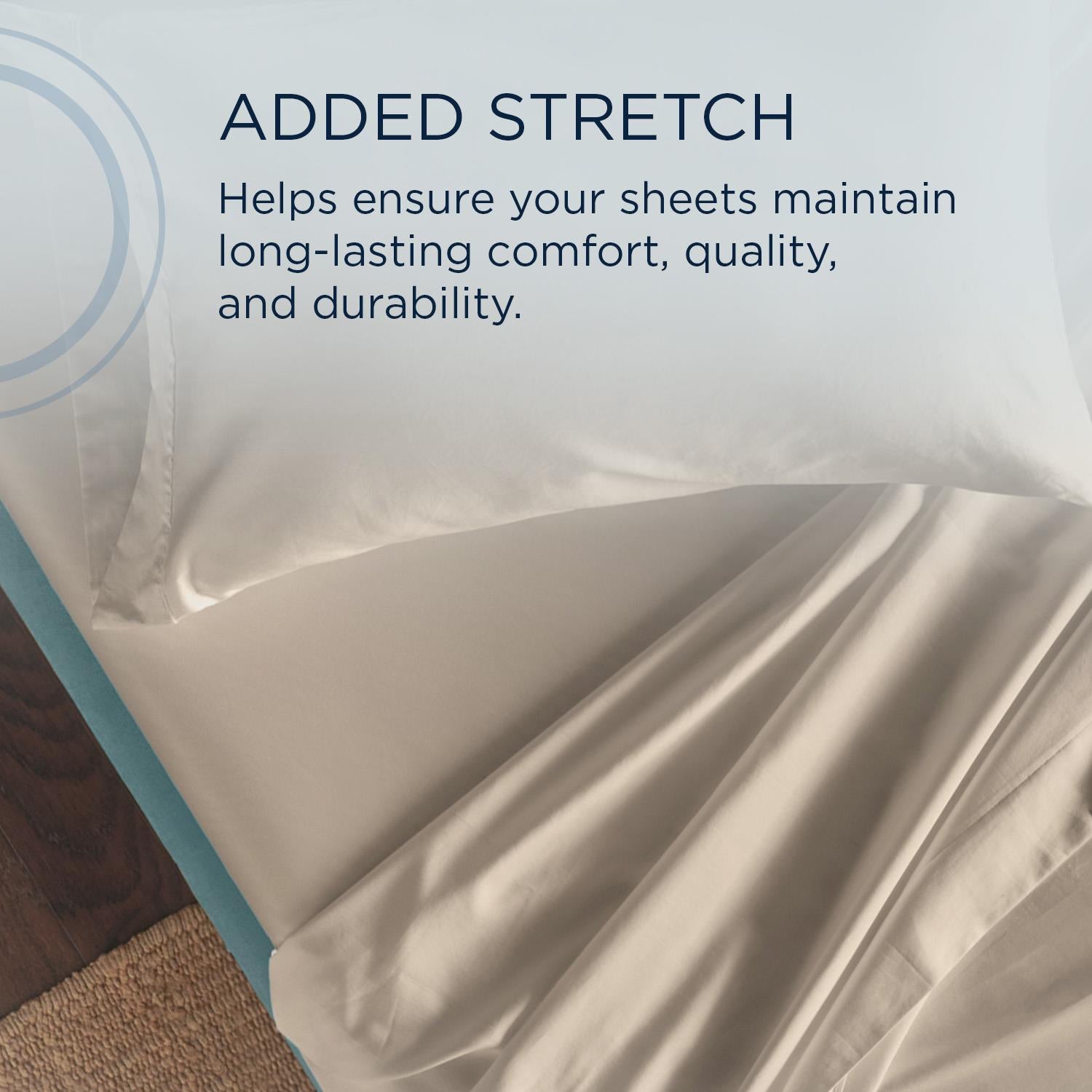  Tempur-Pedic TEMPUR Classic Cotton Sheet Set Sandstone (Queen) IMAGE 7