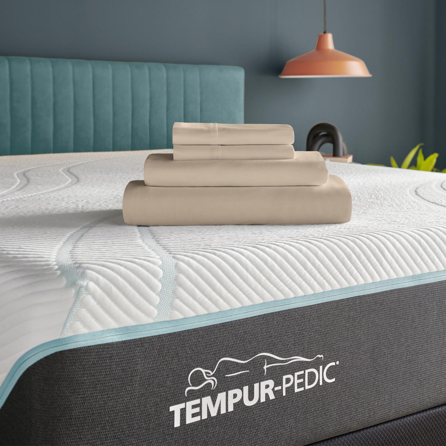  Tempur-Pedic TEMPUR Classic Cotton Sheet Set Sandstone (Split California King) IMAGE 1