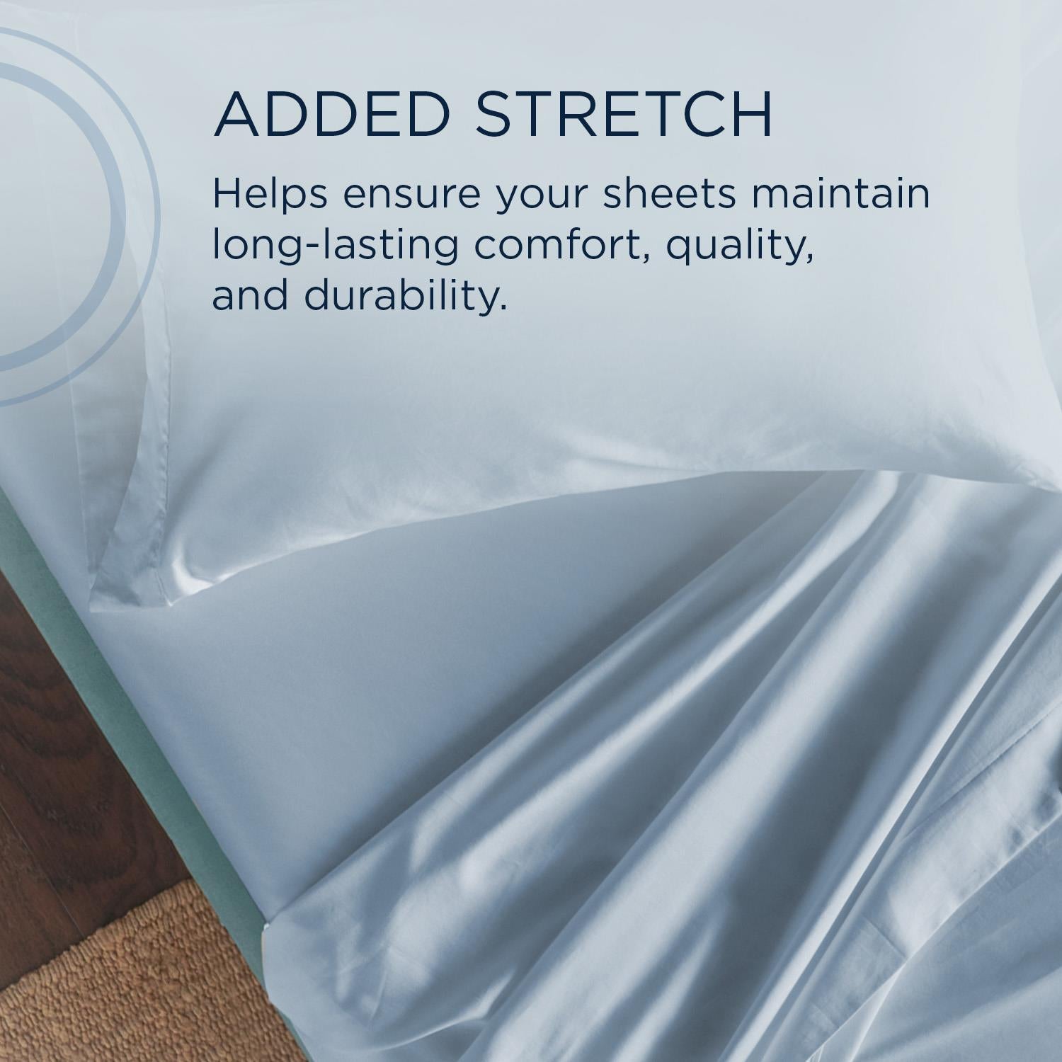  Tempur-Pedic TEMPUR Classic Cotton Sheet Set Sleepy Blue (California King ) IMAGE 7