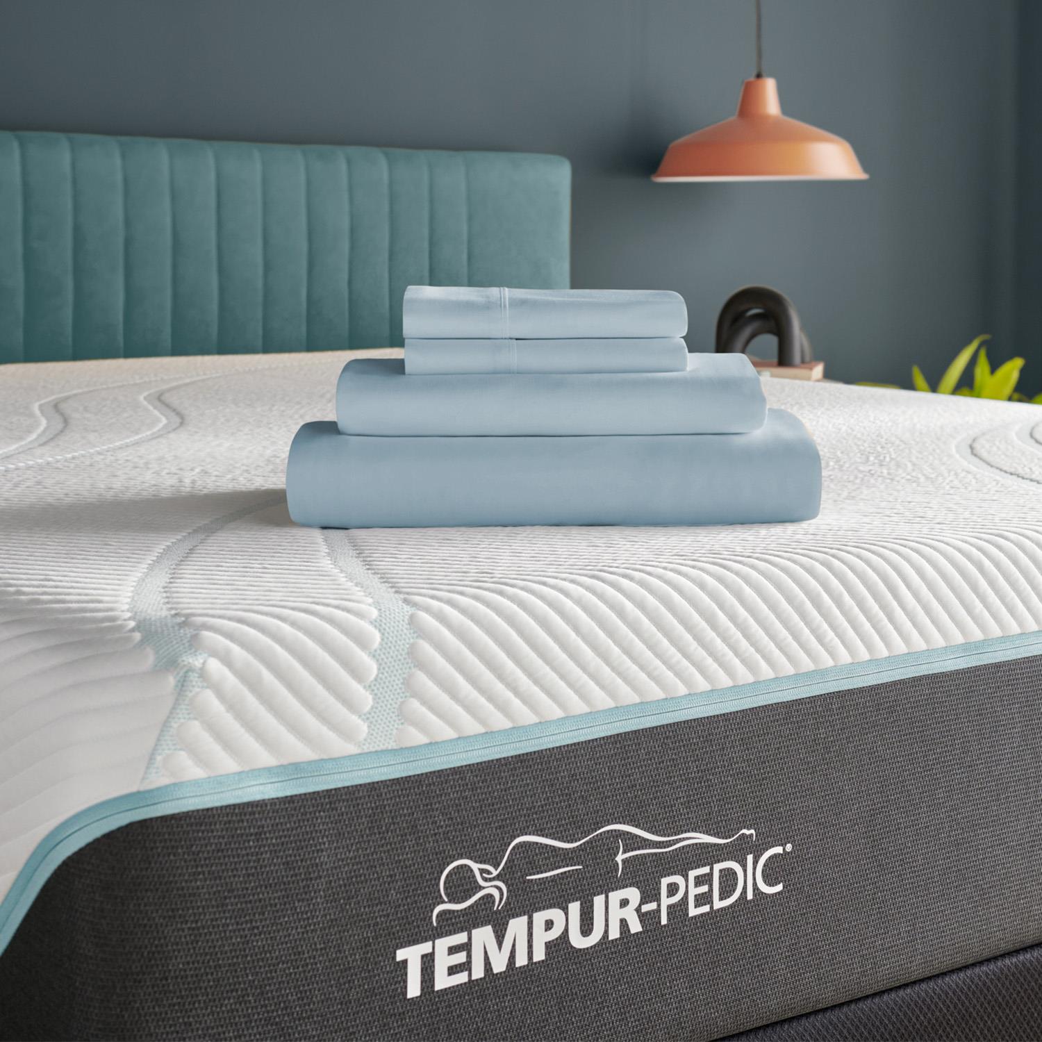  Tempur-Pedic TEMPUR Classic Cotton Sheet Set Sleepy Blue (Full) IMAGE 1
