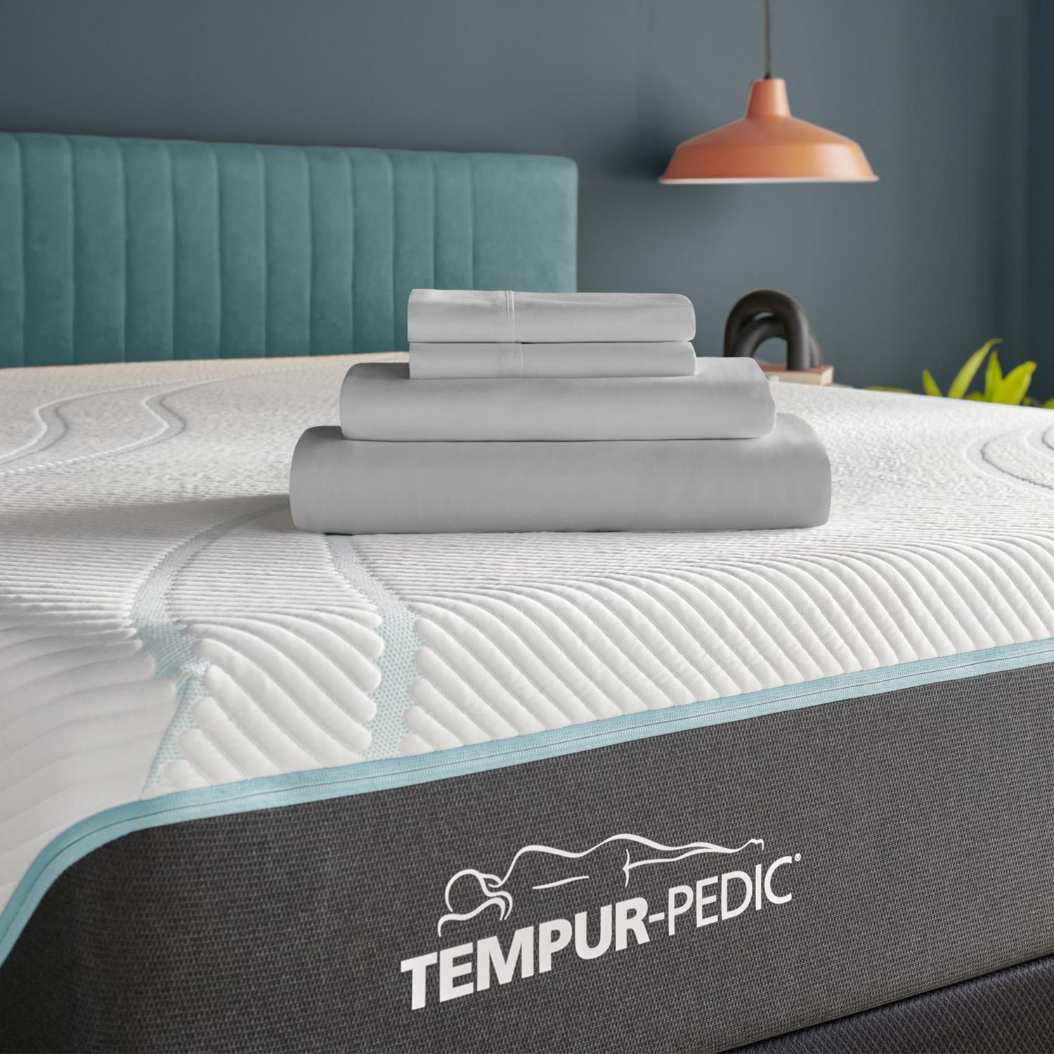  Tempur-Pedic TEMPUR Classic Cotton Sheet Set Sleepy Silver Mist (Twin XL) IMAGE 1