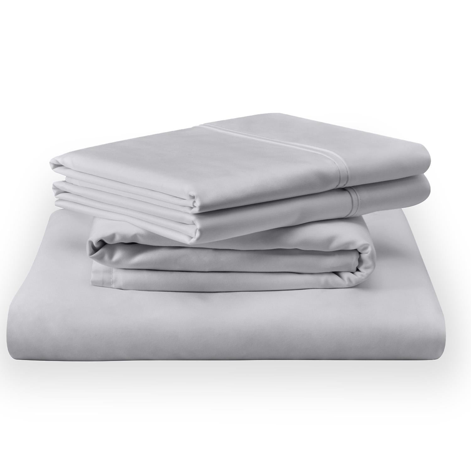  Tempur-Pedic TEMPUR Classic Cotton Sheet Set Sleepy Silver Mist (Twin XL) IMAGE 2