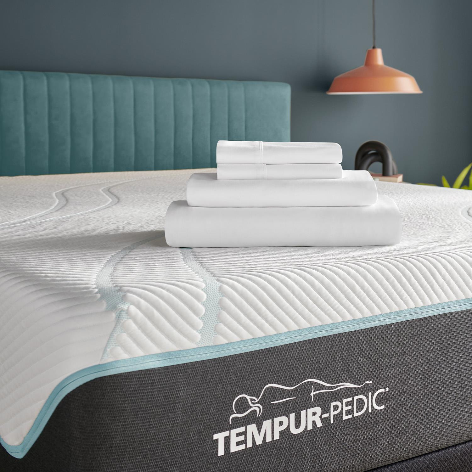  Tempur-Pedic TEMPUR Classic Cotton Sheet Set White (Twin) IMAGE 1