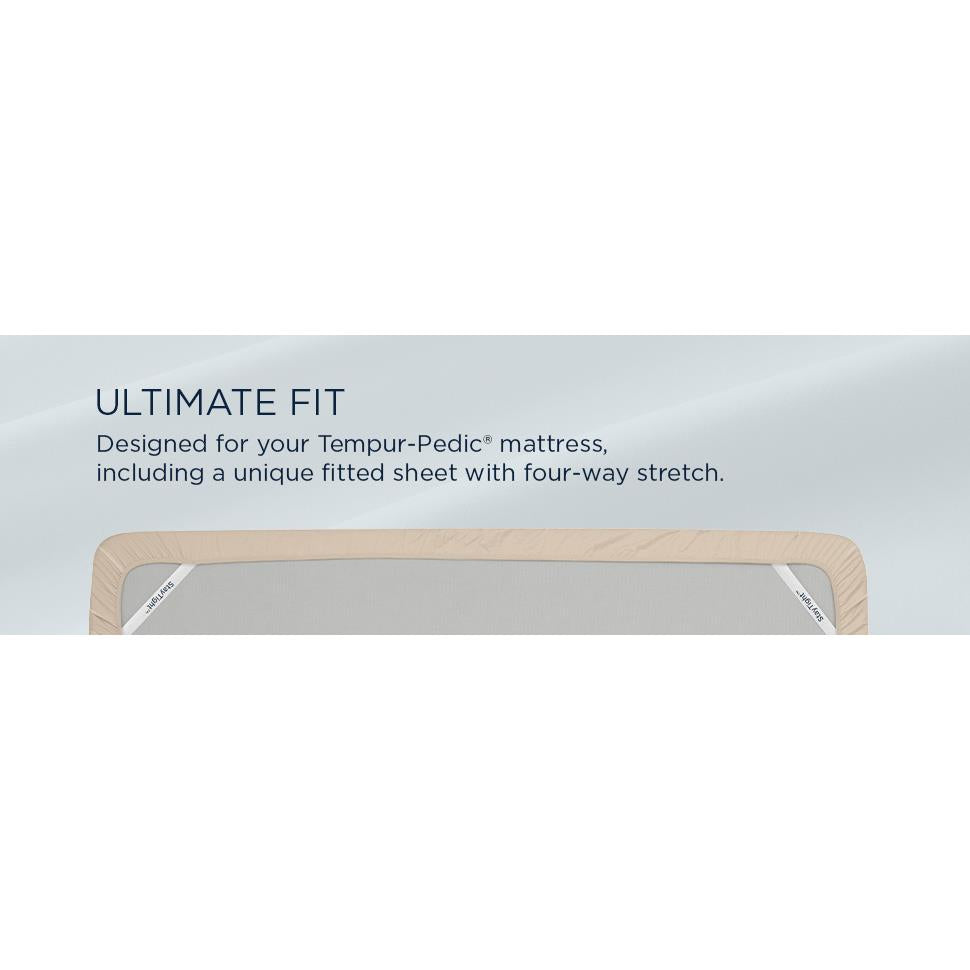  Tempur-Pedic TEMPUR Classic Cotton Sheet Set White (Split California King) IMAGE 17