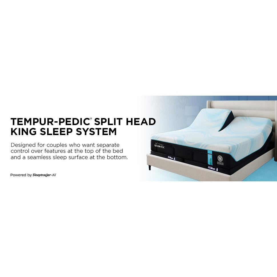  Size_Flex King --  Tempur-LuxeBreeze® Medium Hybrid Mattress (Split Head King) IMAGE 9