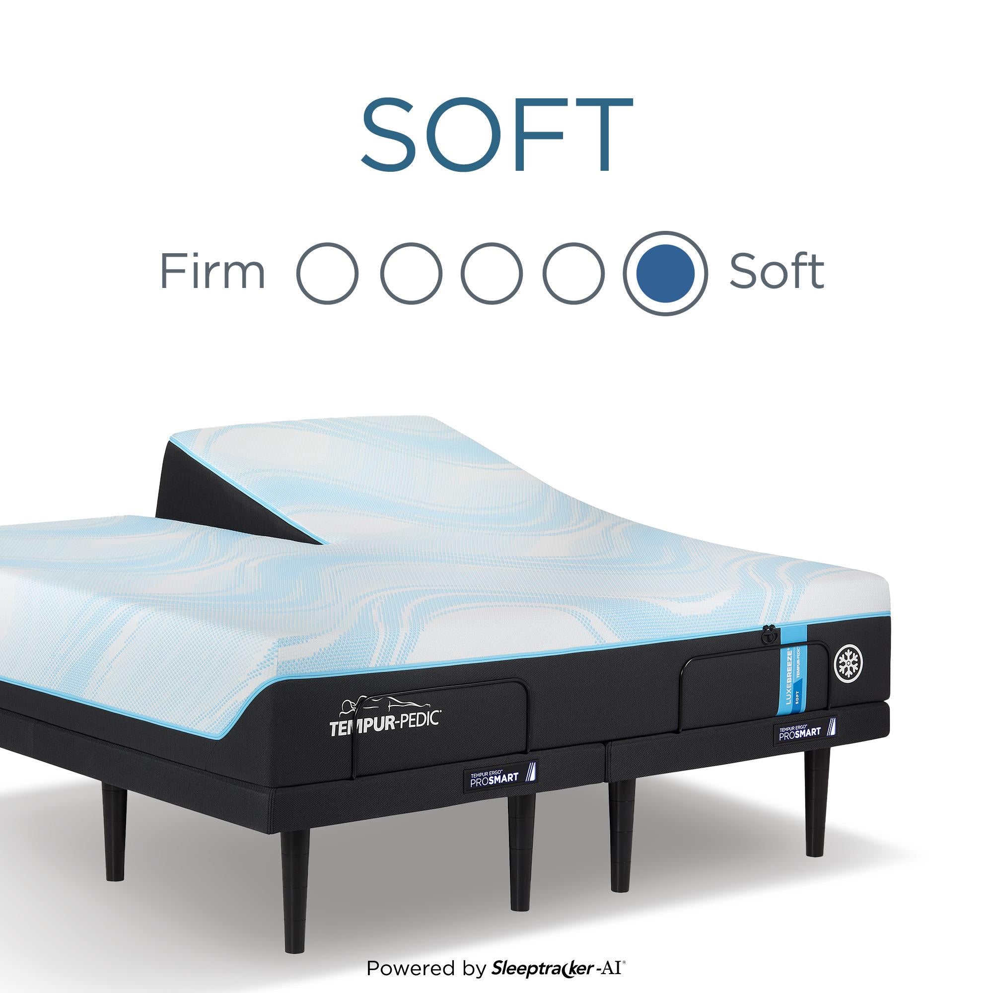 Size_Flex King --  Tempur-LuxeBreeze® Soft Mattress (Split Head King) IMAGE 2