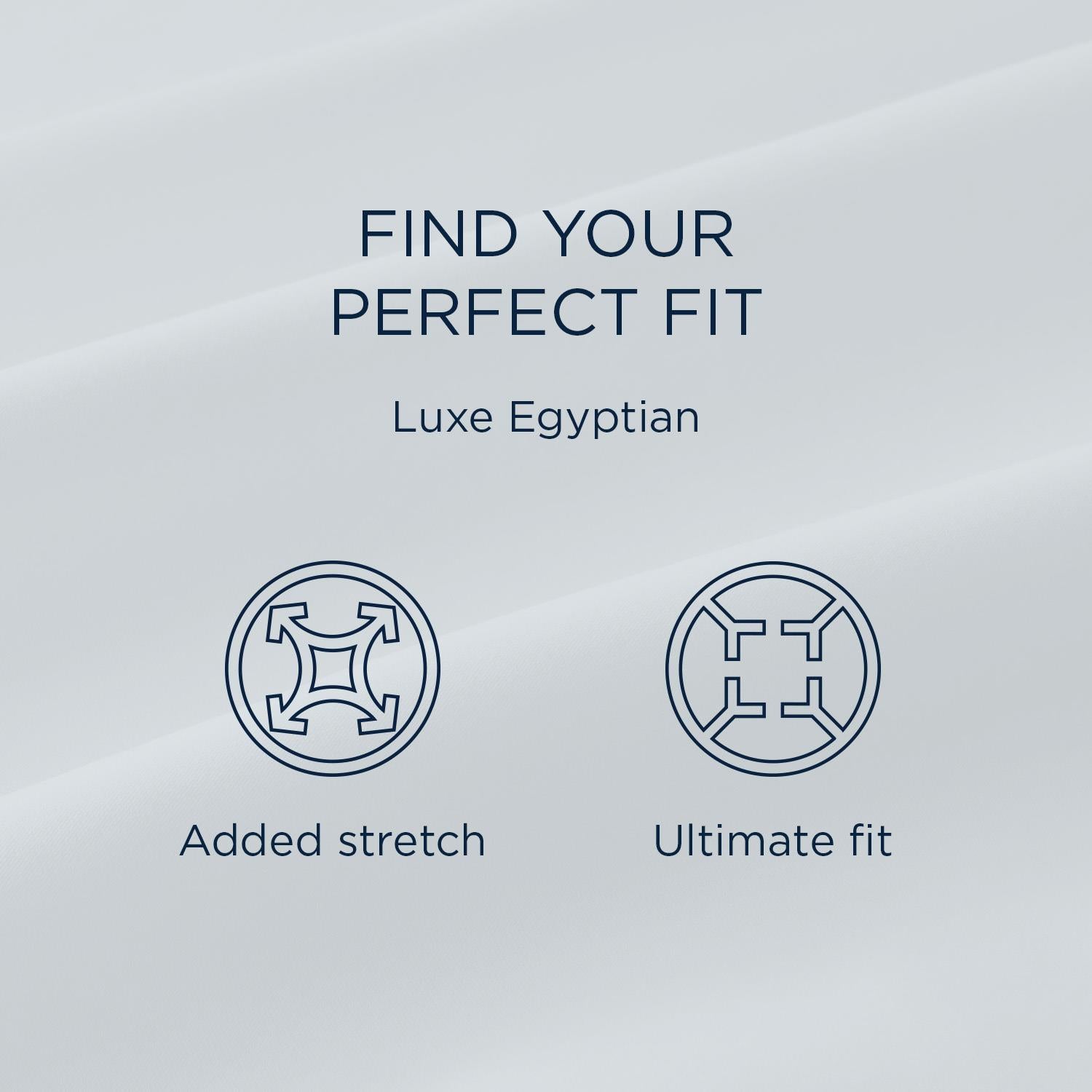  Tempur-Pedic TEMPUR Luxe Egyptian Cotton Pillowcase Set  Cool Gray (Queen) IMAGE 12