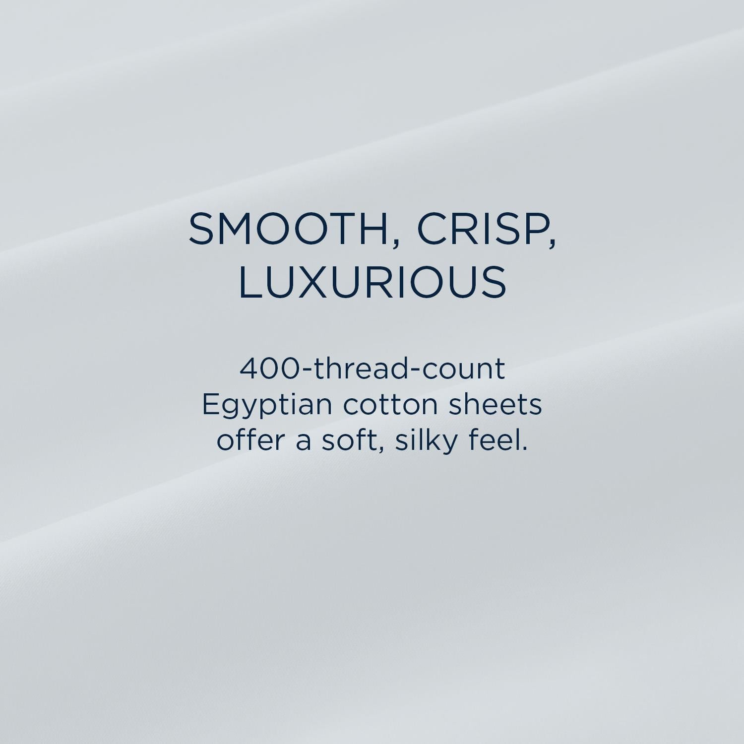  Tempur-Pedic TEMPUR Luxe Egyptian Cotton Pillowcase Set  Silver Mist (Queen) IMAGE 8