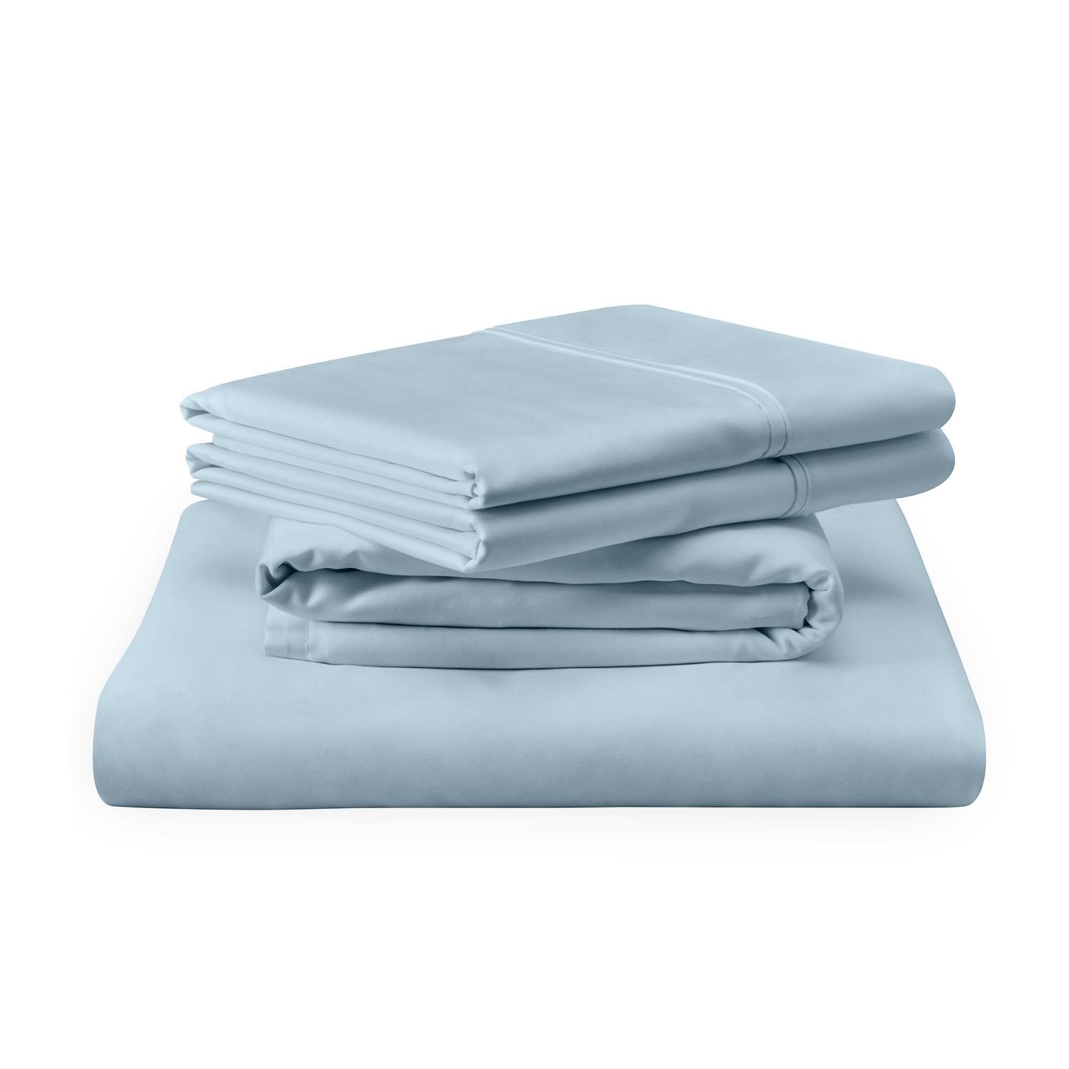  Tempur-Pedic TEMPUR Luxe Egyptian Cotton Pillowcase Set  Sleepy Blue (Queen) IMAGE 12