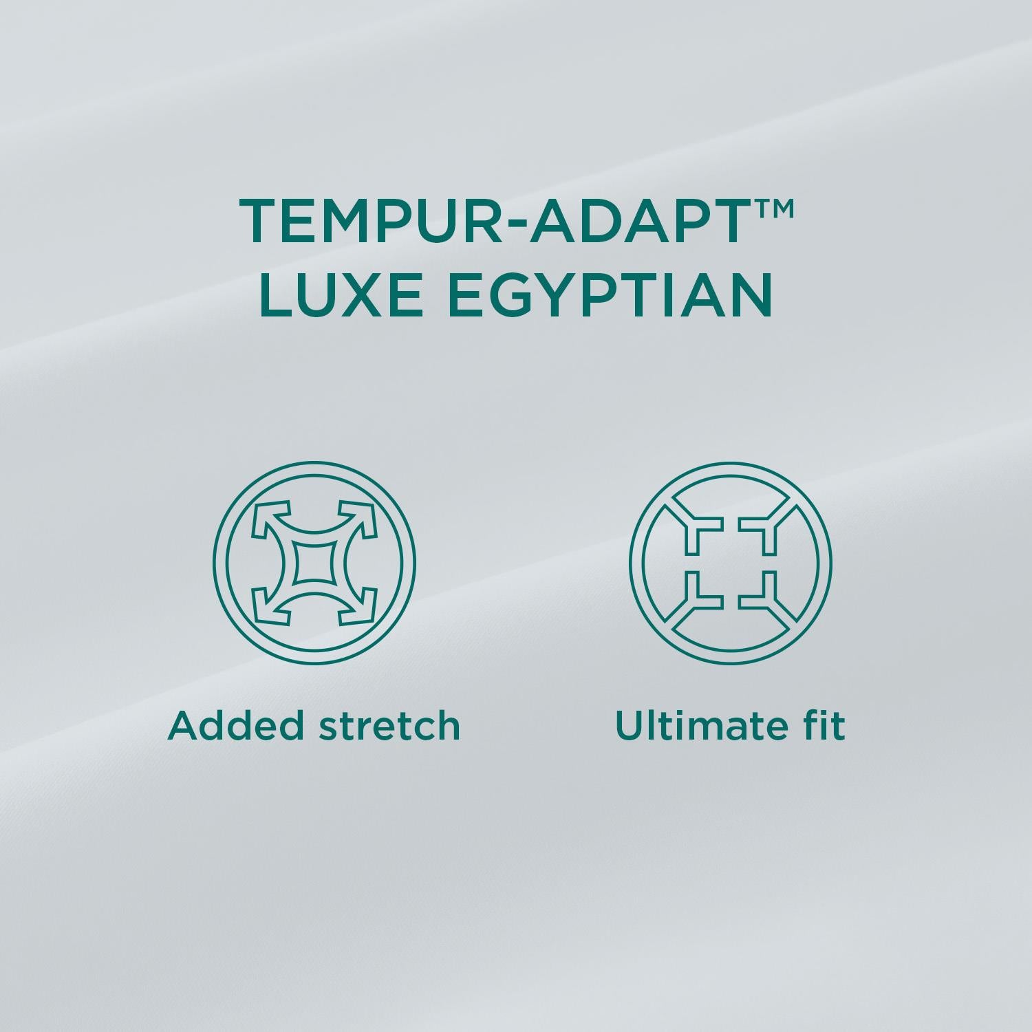  Tempur-Pedic TEMPUR Luxe Egyptian Cotton Pillowcase Set  White (Queen) IMAGE 11