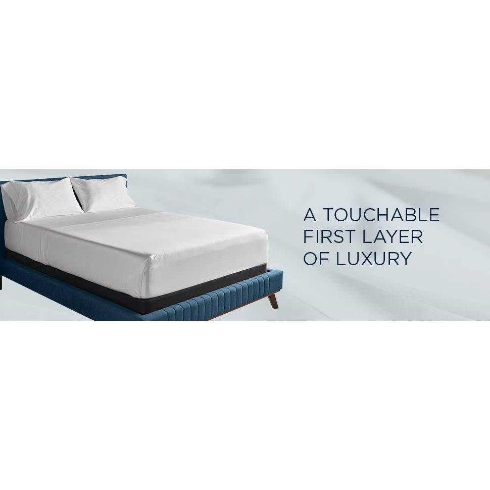  Tempur-Pedic TEMPUR Luxe Egyptian Cotton Sheet Set Cool Gray (Queen) IMAGE 20