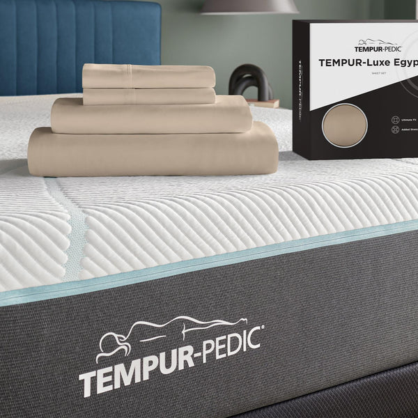 Tempur-Pedic TEMPUR Luxe Egyptian Cotton Sheet Set Sandstone (Split King)