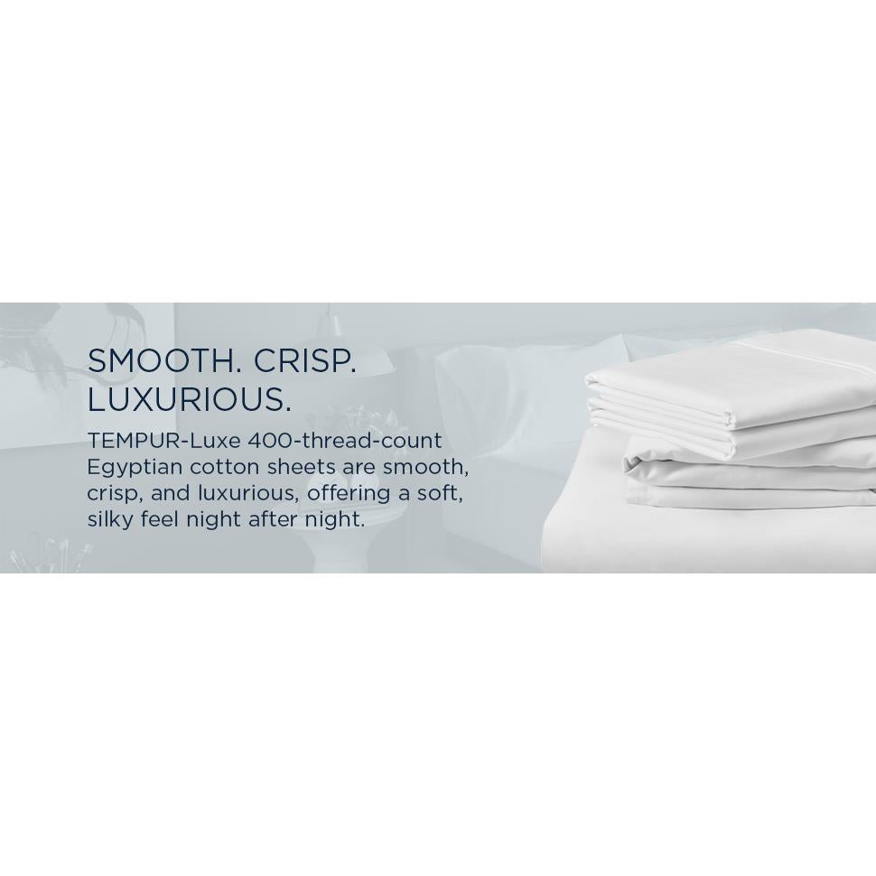  Tempur-Pedic TEMPUR Luxe Egyptian Cotton Sheet Set Sandstone (King) IMAGE 16