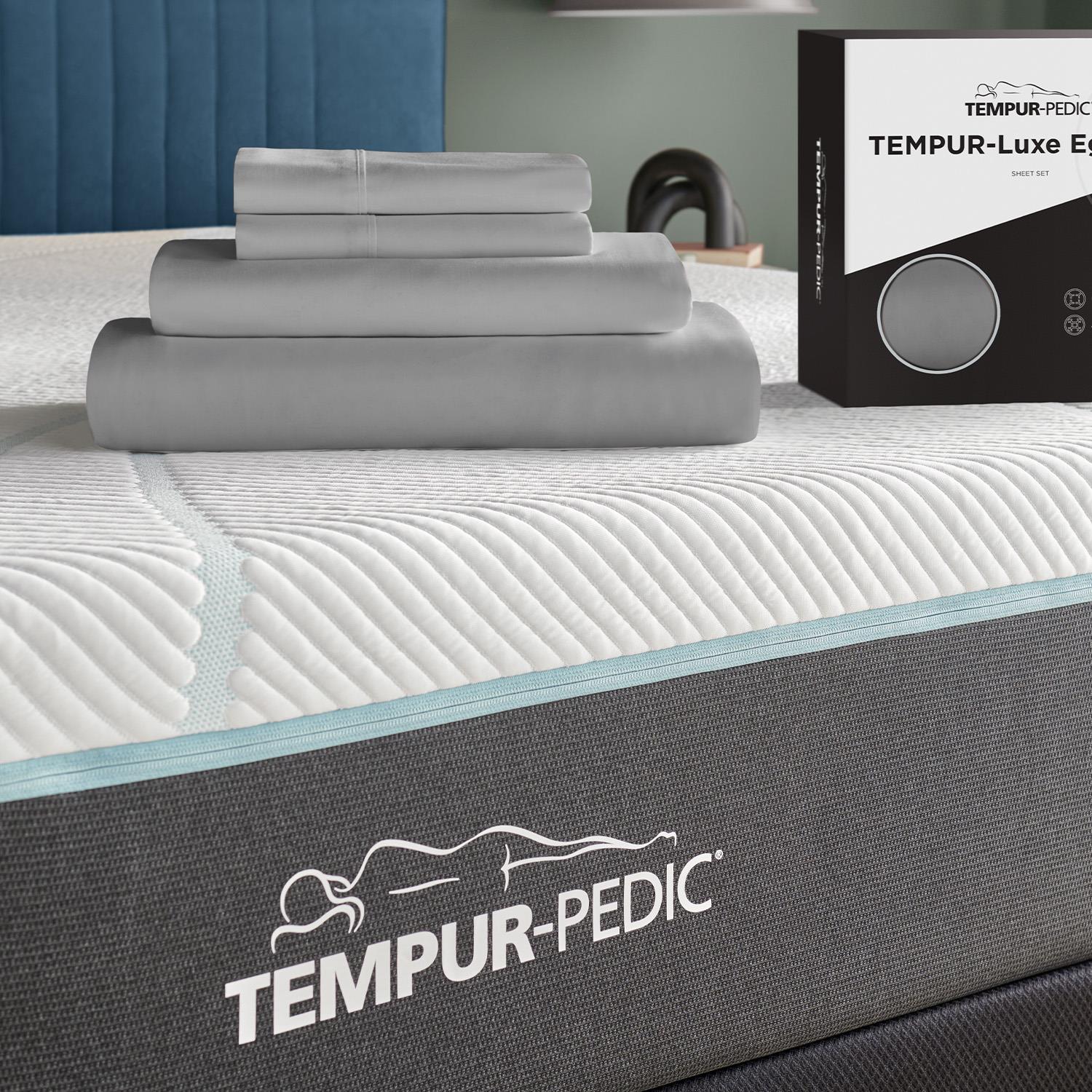  Tempur-Pedic TEMPUR Luxe Egyptian Cotton Sheet Set Silver Mist (Split King) IMAGE 1