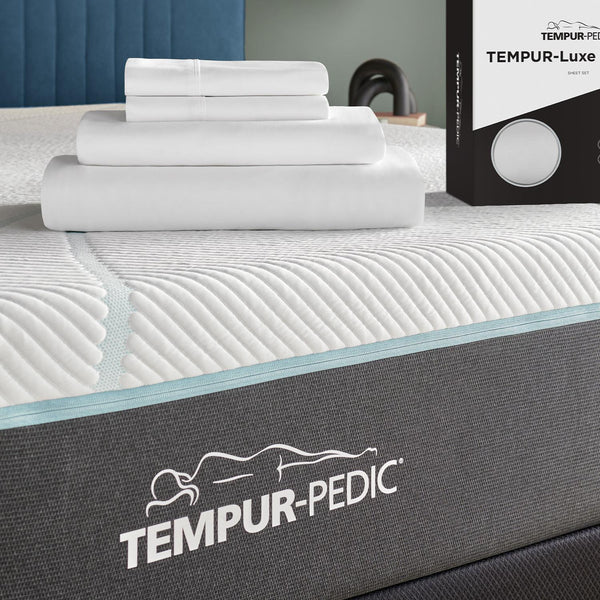Tempur-Pedic TEMPUR Luxe Egyptian Cotton Sheet Set White (Split California King)