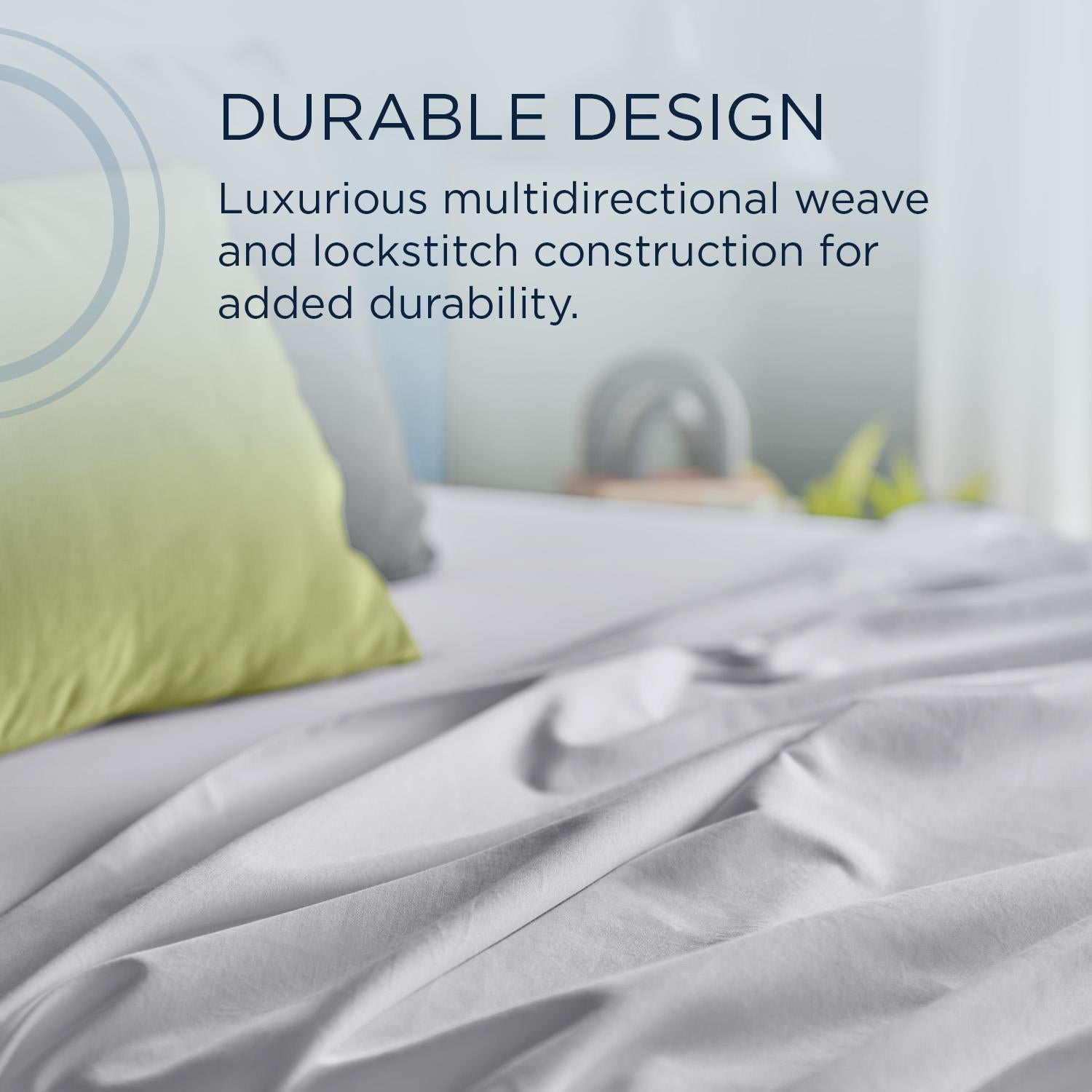  Tempur-Pedic TEMPUR Luxe Egyptian Cotton Sheet Set White (Full) IMAGE 7