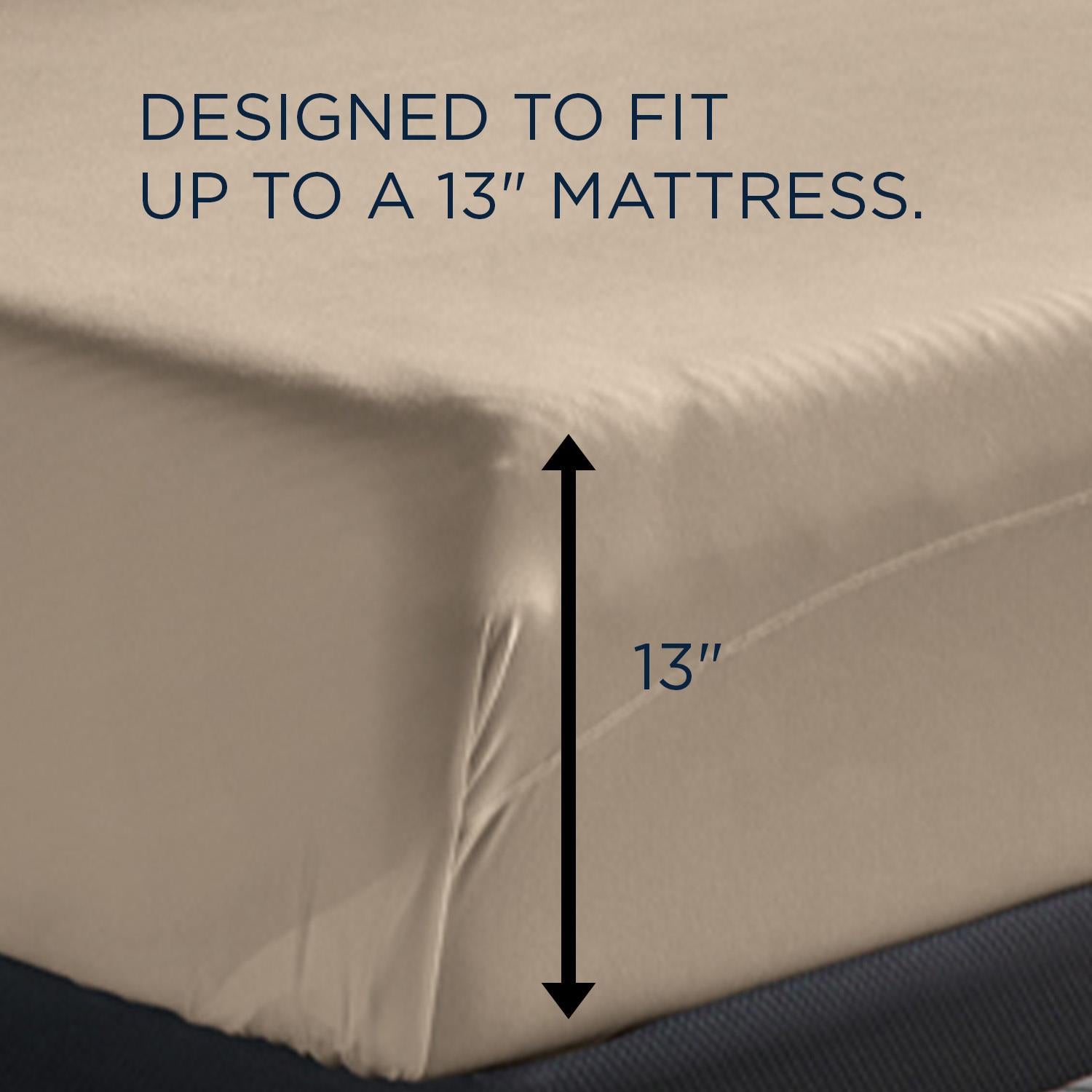  Tempur-Pedic Tempur-Pedic Breeze Pillowcase Set - Sandstone (King) IMAGE 4
