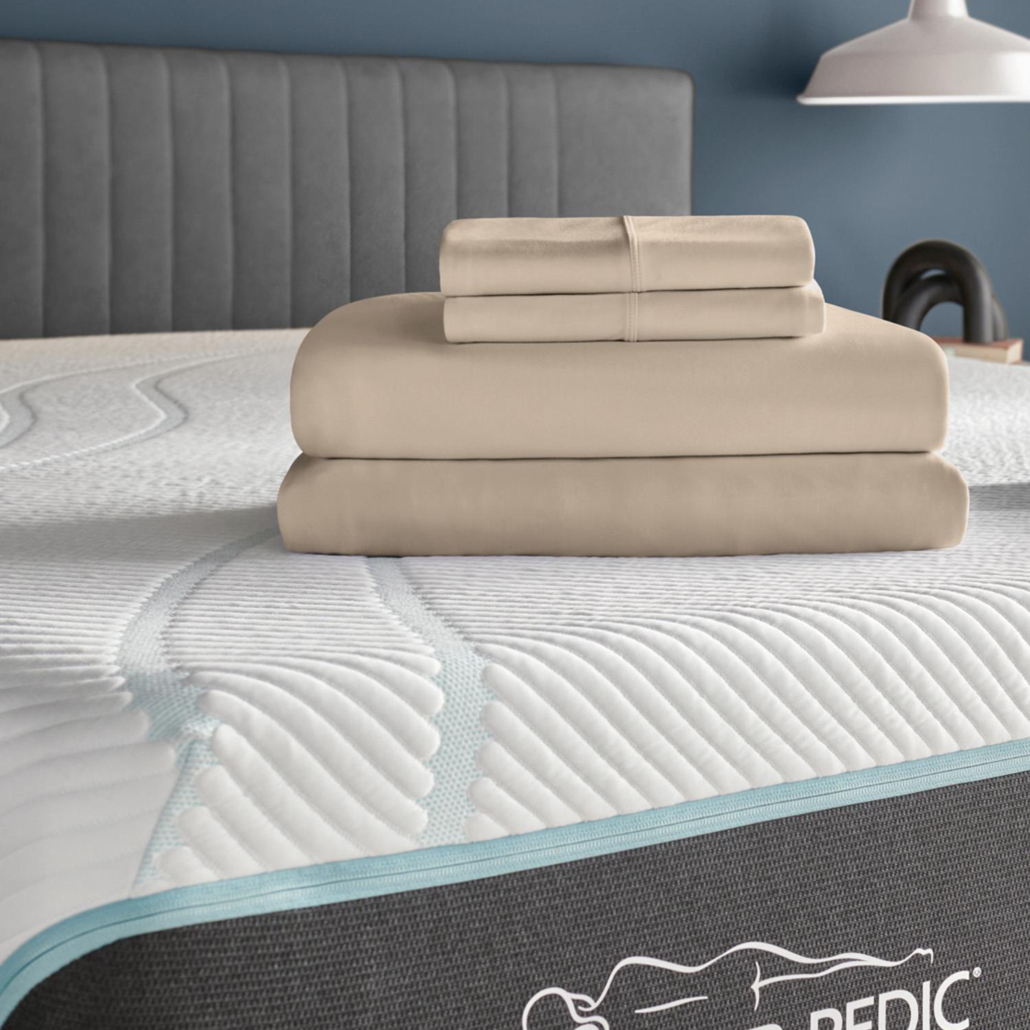  Tempur-Pedic Tempur-Pedic Breeze Pillowcase Set - Sandstone (Queen) IMAGE 1