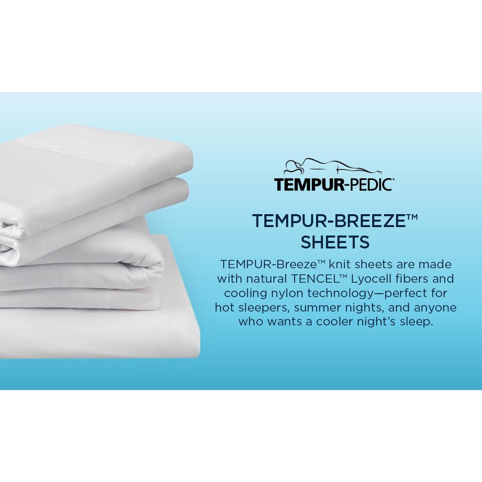  Tempur-Pedic Tempur-Pedic Breeze Pillowcase Set - Sleepy Blue (Queen) IMAGE 12